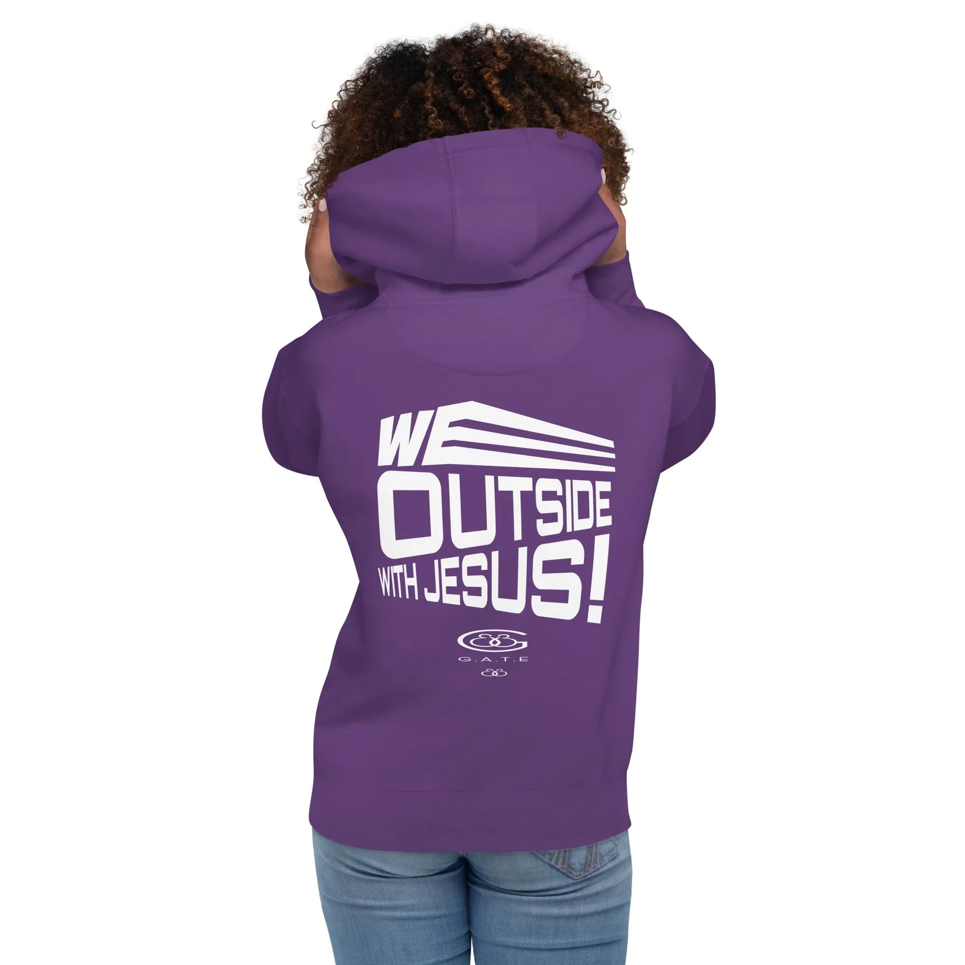WE OUTSIDE -W- JESUS Unisex Hoodie - Da G.A.T.E 33