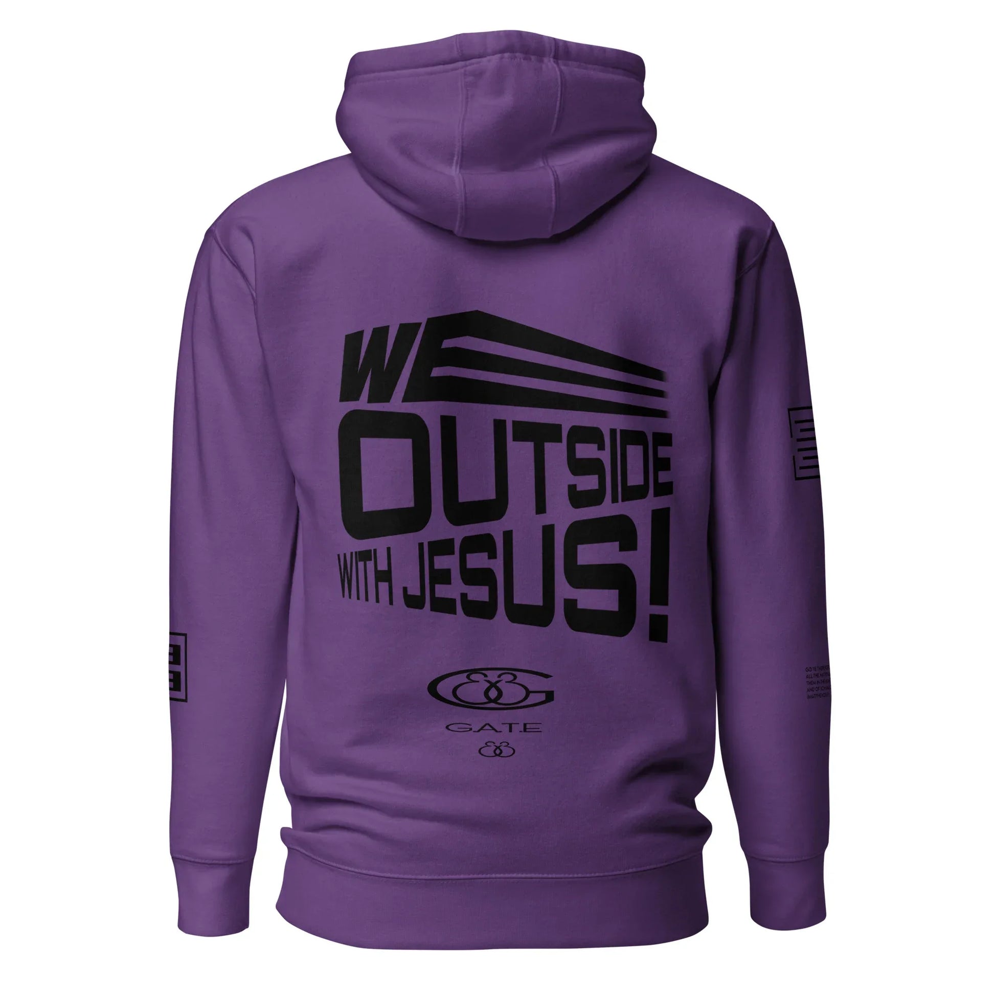 WE OUTSIDE -W- JESUS Unisex Hoodie - Da G.A.T.E 33