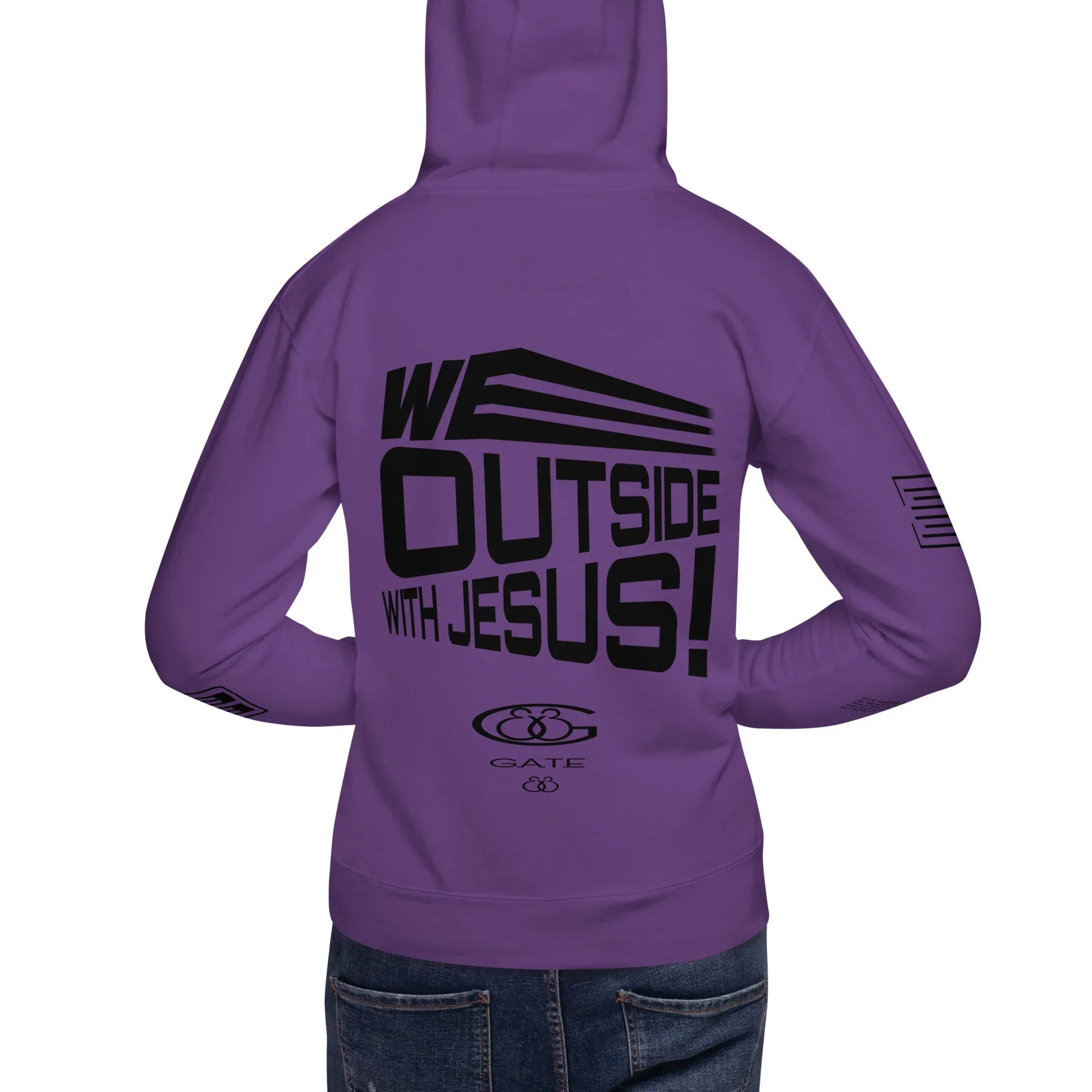 WE OUTSIDE -W- JESUS Unisex Hoodie - Da G.A.T.E 33