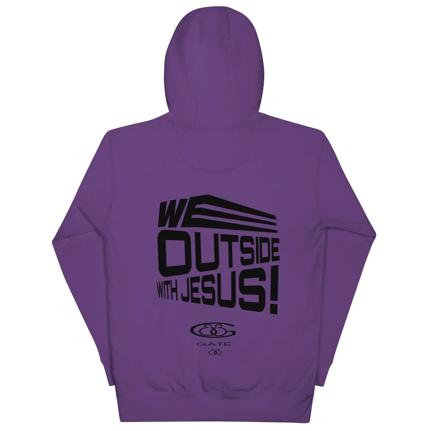 WE OUTSIDE -W- JESUS Unisex Hoodie - Da G.A.T.E 33