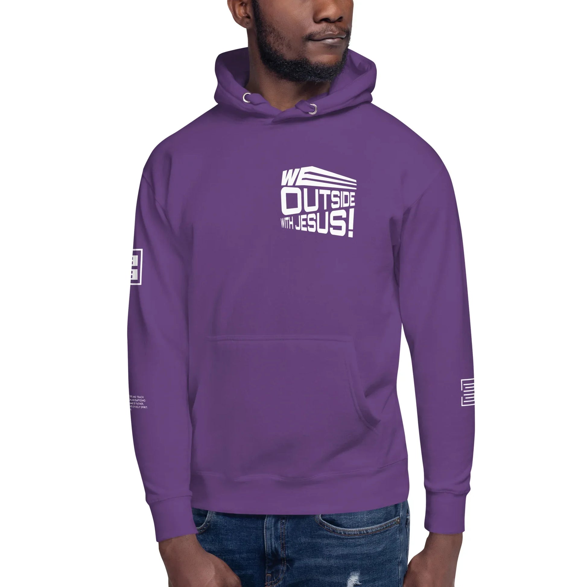 WE OUTSIDE -W- JESUS Unisex Hoodie - Da G.A.T.E 33