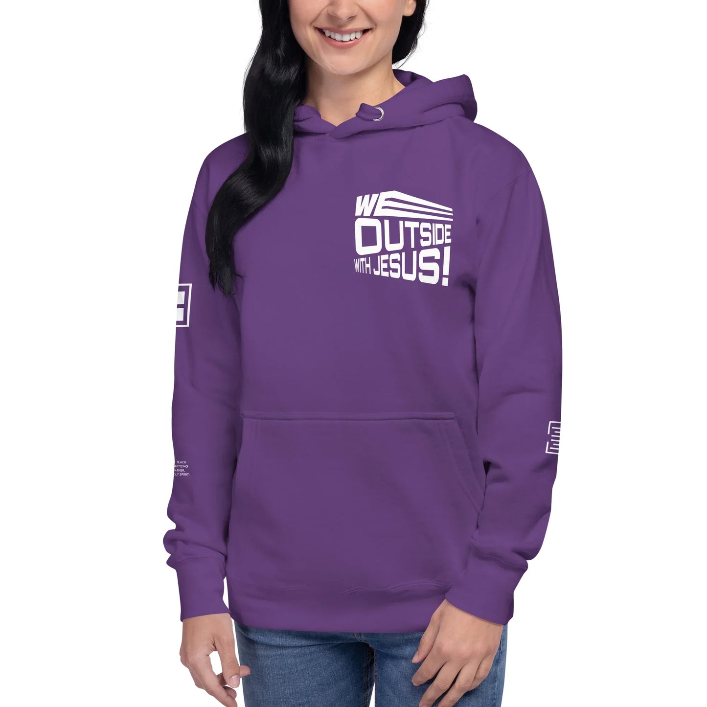 WE OUTSIDE -W- JESUS Unisex Hoodie - Da G.A.T.E 33