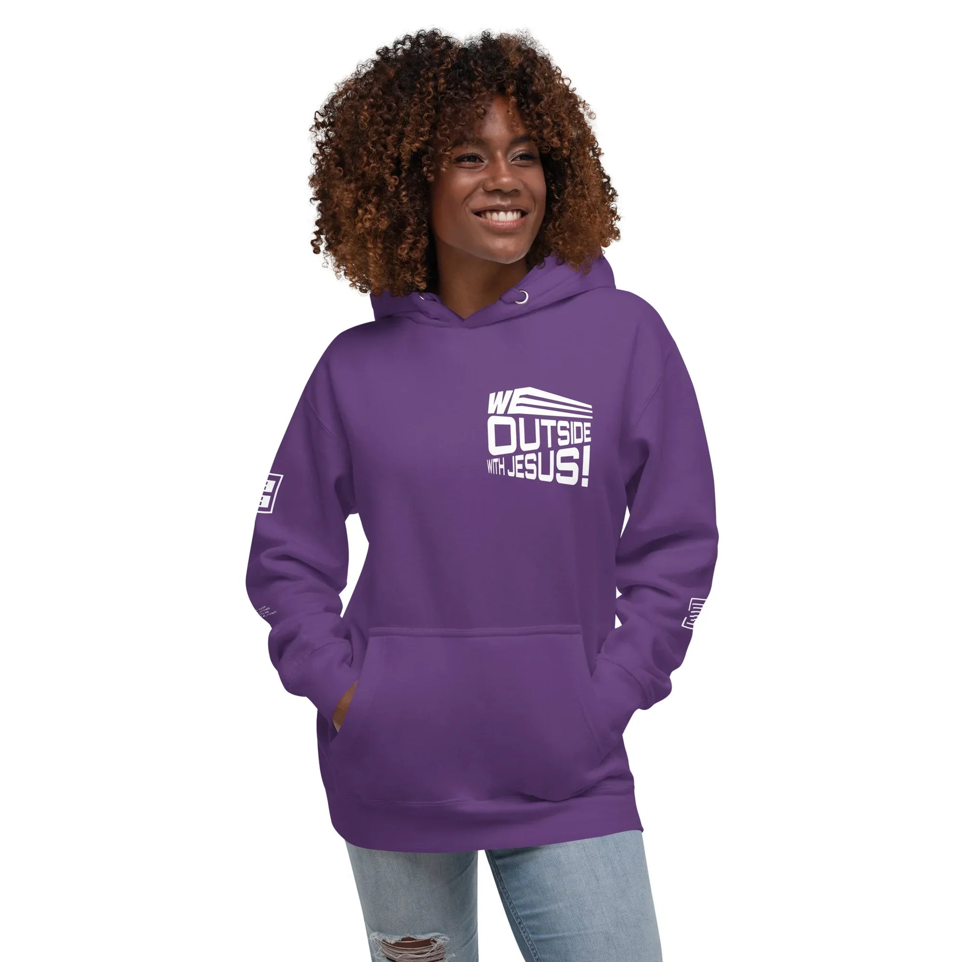 WE OUTSIDE -W- JESUS Unisex Hoodie - Da G.A.T.E 33