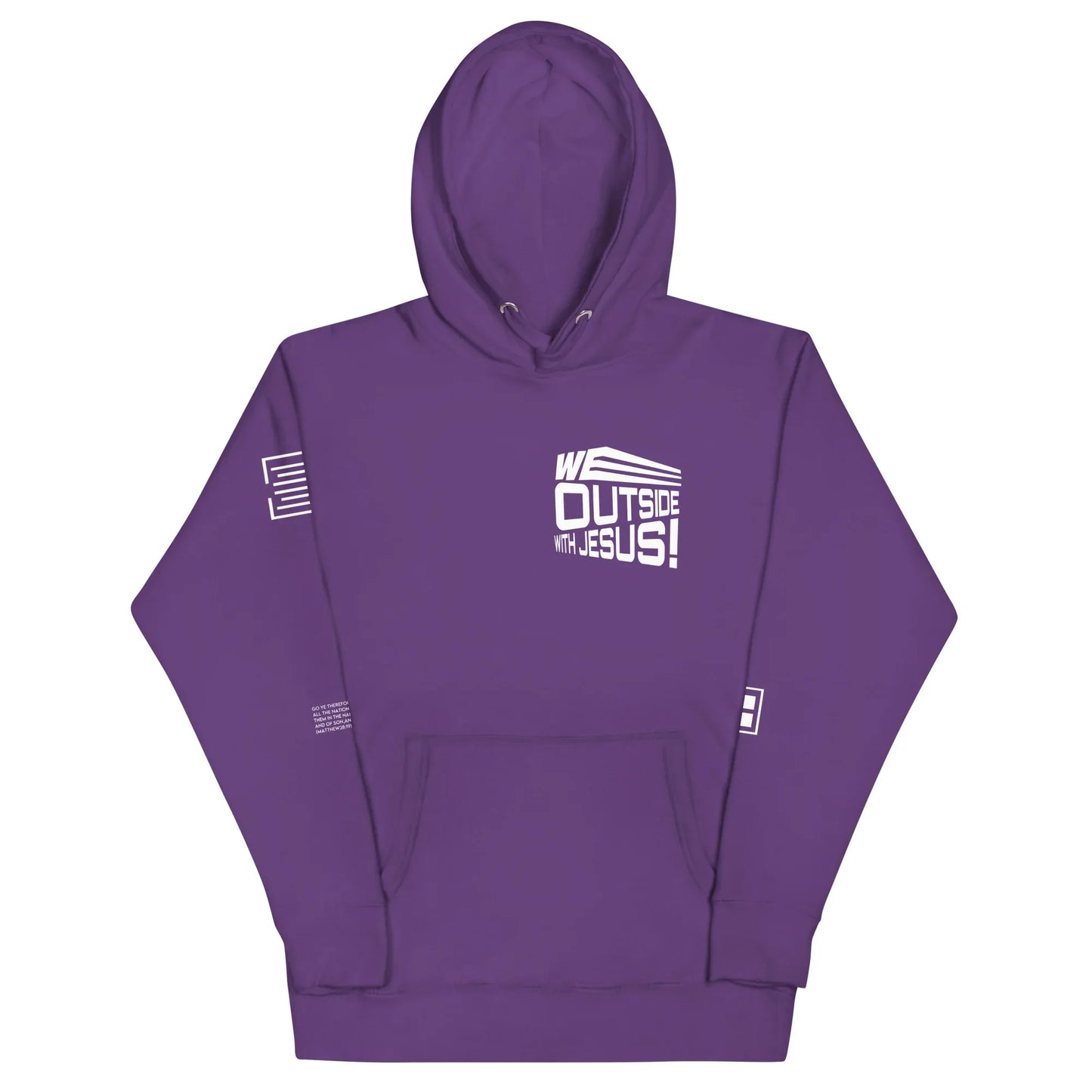WE OUTSIDE -W- JESUS Unisex Hoodie - Da G.A.T.E 33