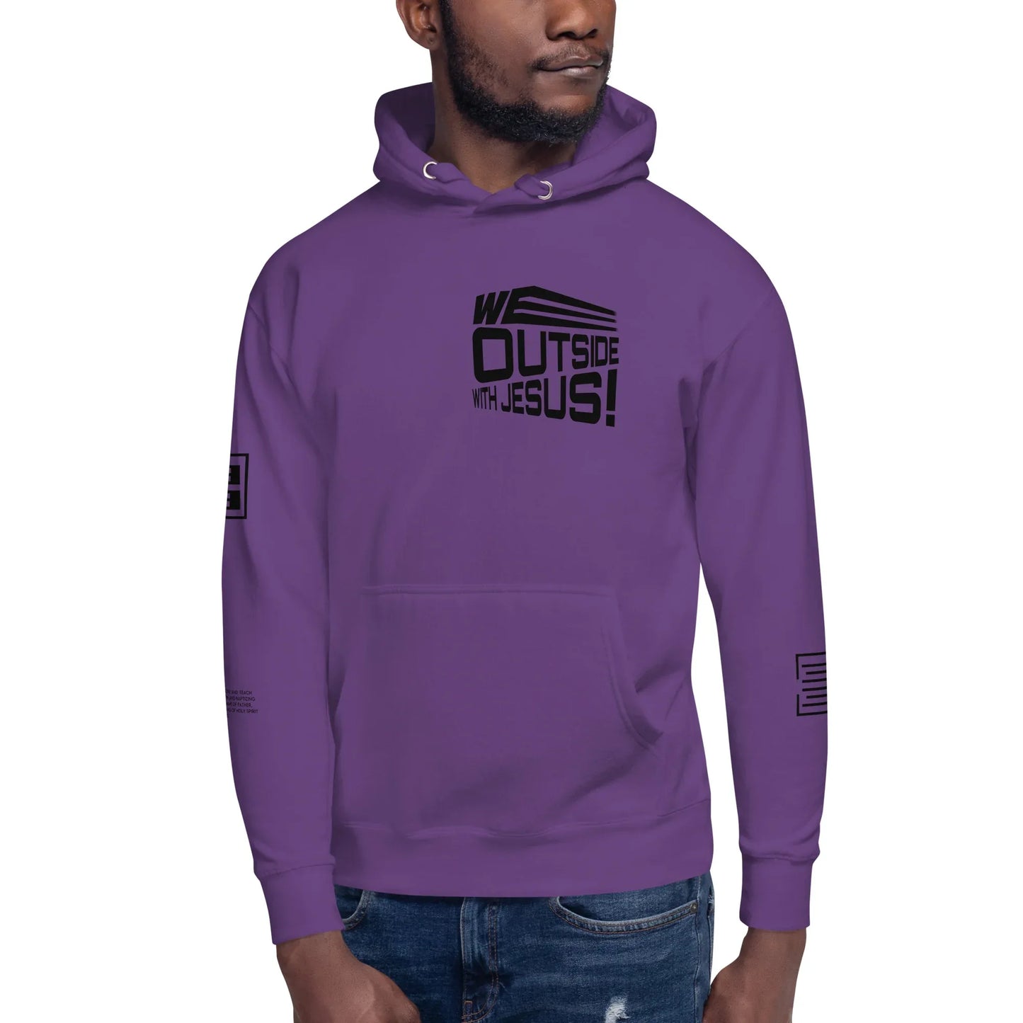WE OUTSIDE -W- JESUS Unisex Hoodie - Da G.A.T.E 33