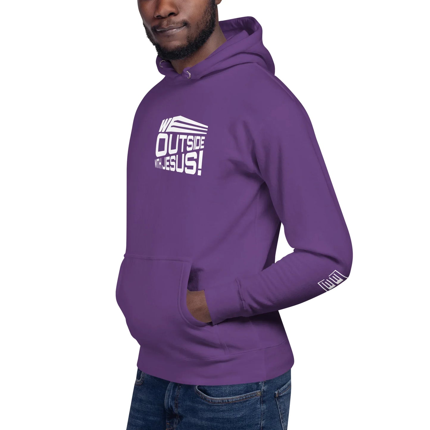 WE OUTSIDE -W- JESUS Unisex Hoodie - Da G.A.T.E 33