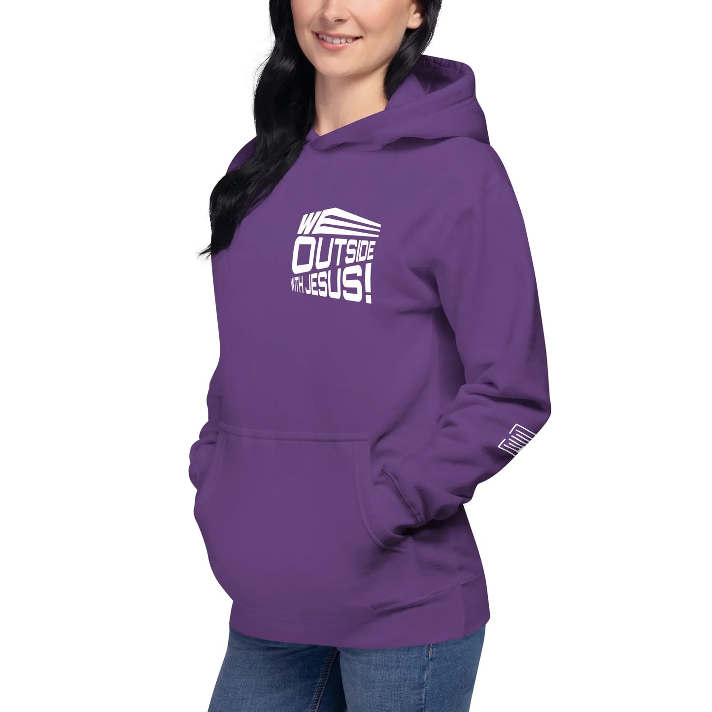 WE OUTSIDE -W- JESUS Unisex Hoodie - Da G.A.T.E 33