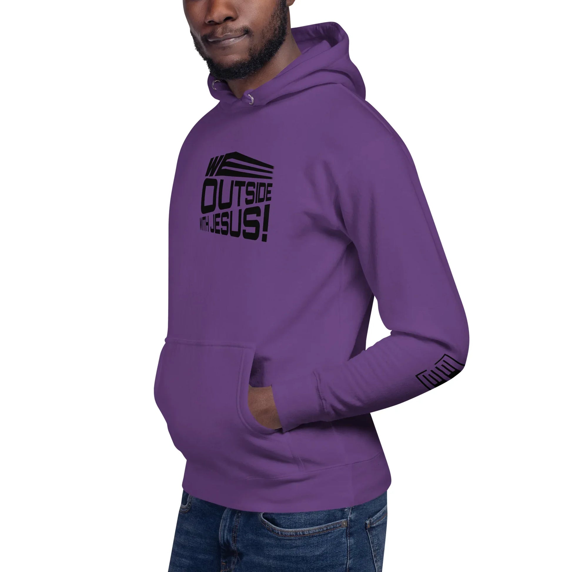 WE OUTSIDE -W- JESUS Unisex Hoodie - Da G.A.T.E 33
