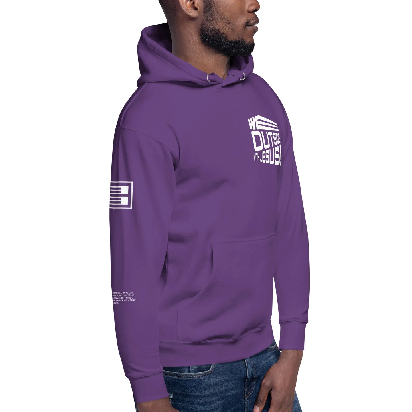 WE OUTSIDE -W- JESUS Unisex Hoodie - Da G.A.T.E 33
