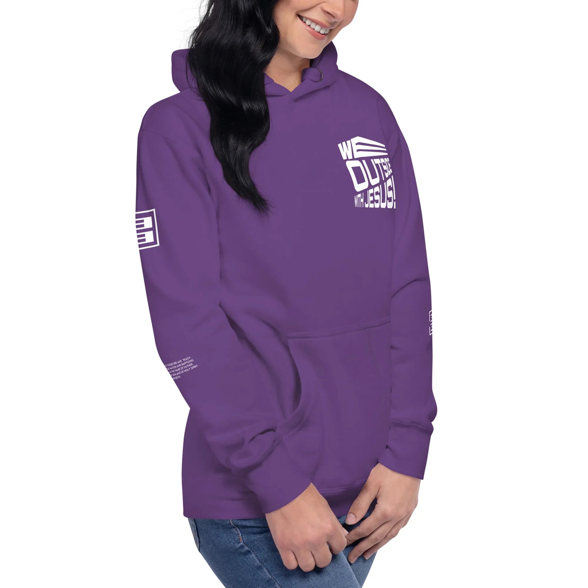 WE OUTSIDE -W- JESUS Unisex Hoodie - Da G.A.T.E 33