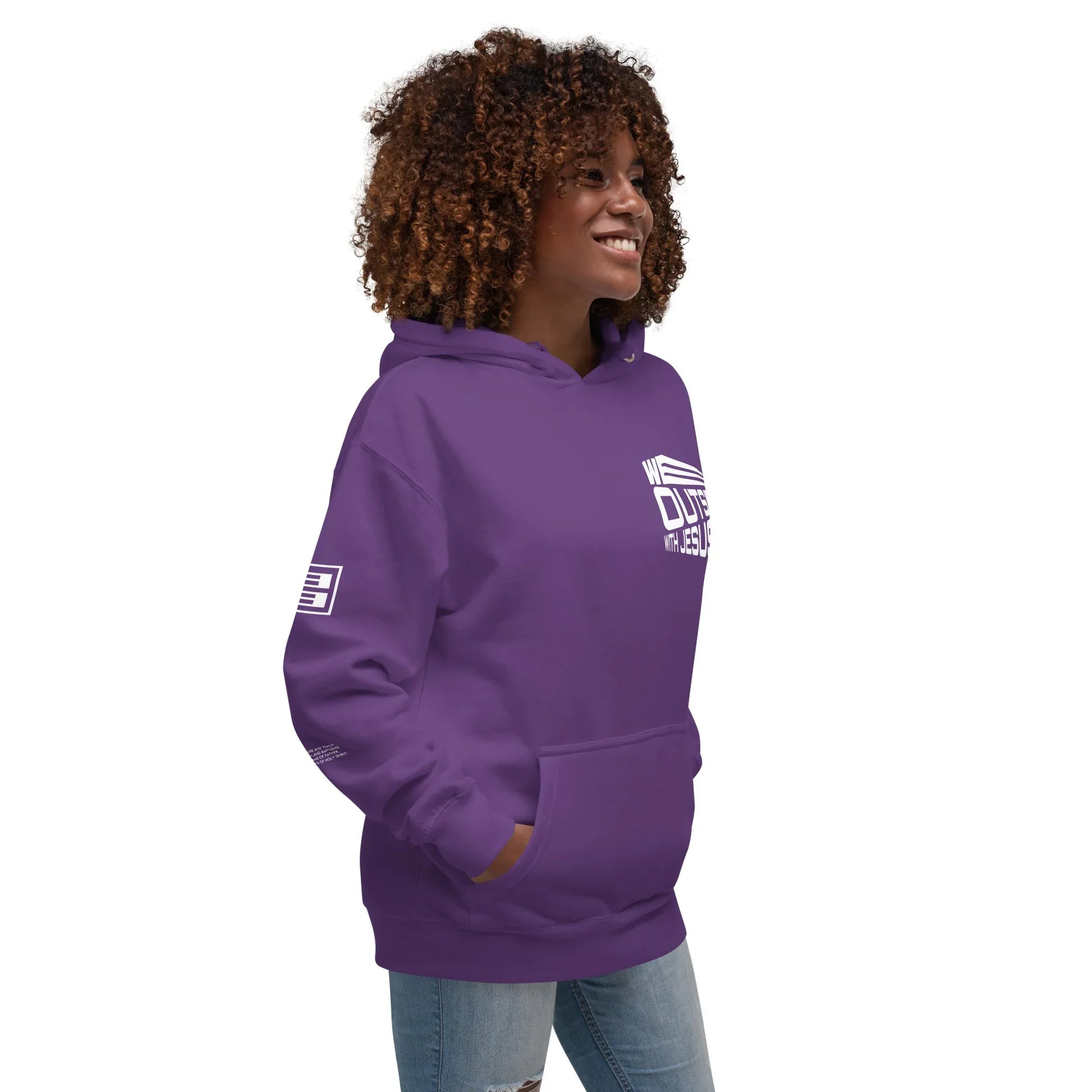 WE OUTSIDE -W- JESUS Unisex Hoodie - Da G.A.T.E 33