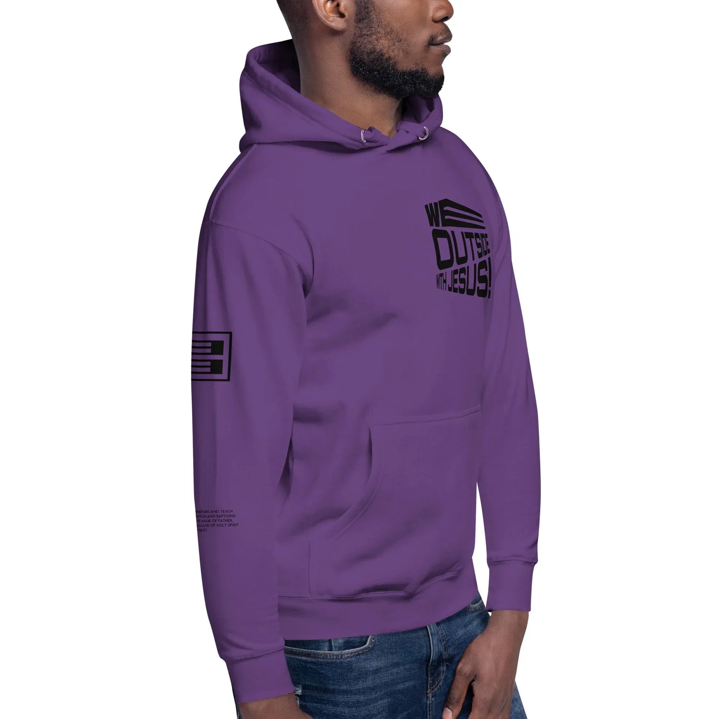 WE OUTSIDE -W- JESUS Unisex Hoodie - Da G.A.T.E 33