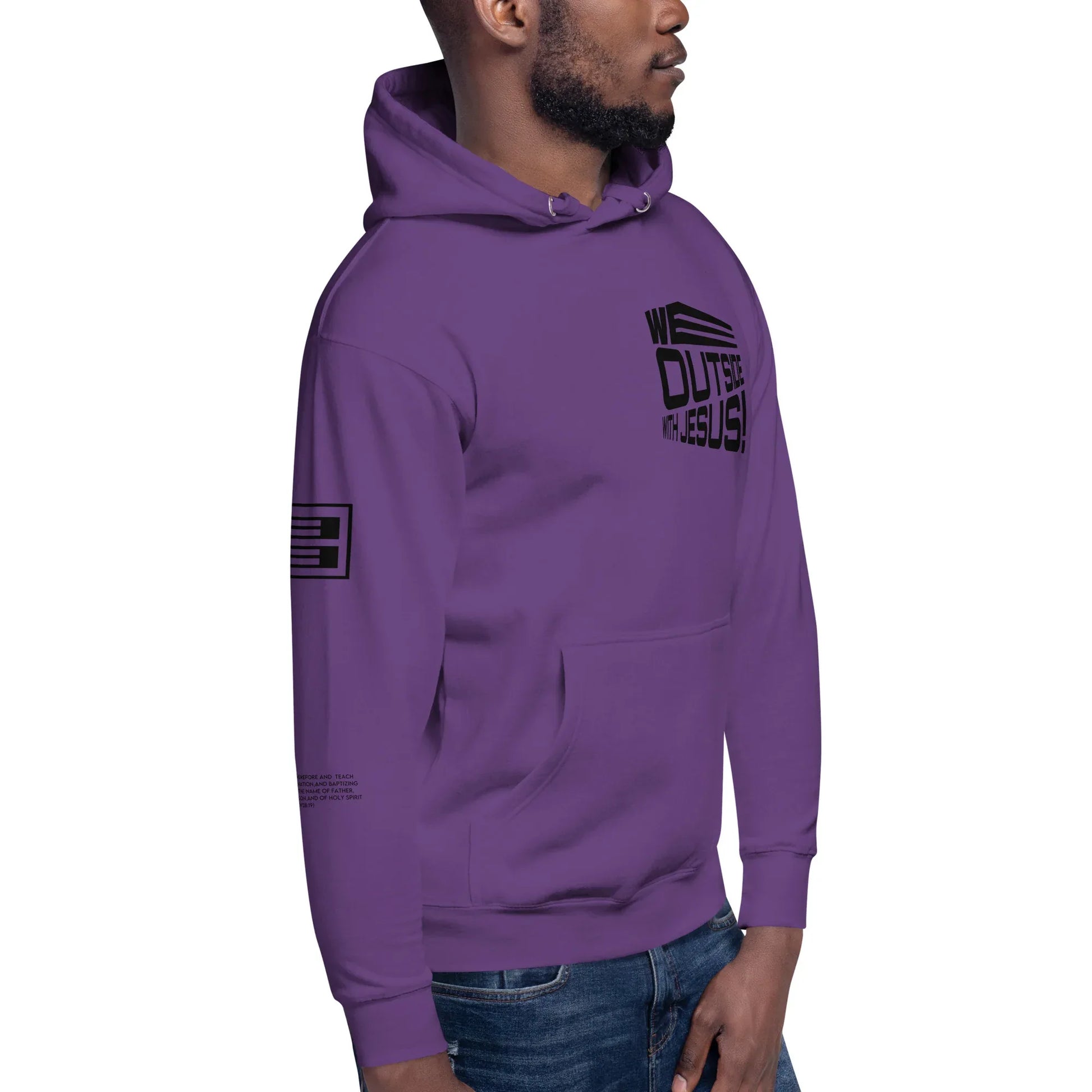 WE OUTSIDE -W- JESUS Unisex Hoodie - Da G.A.T.E 33