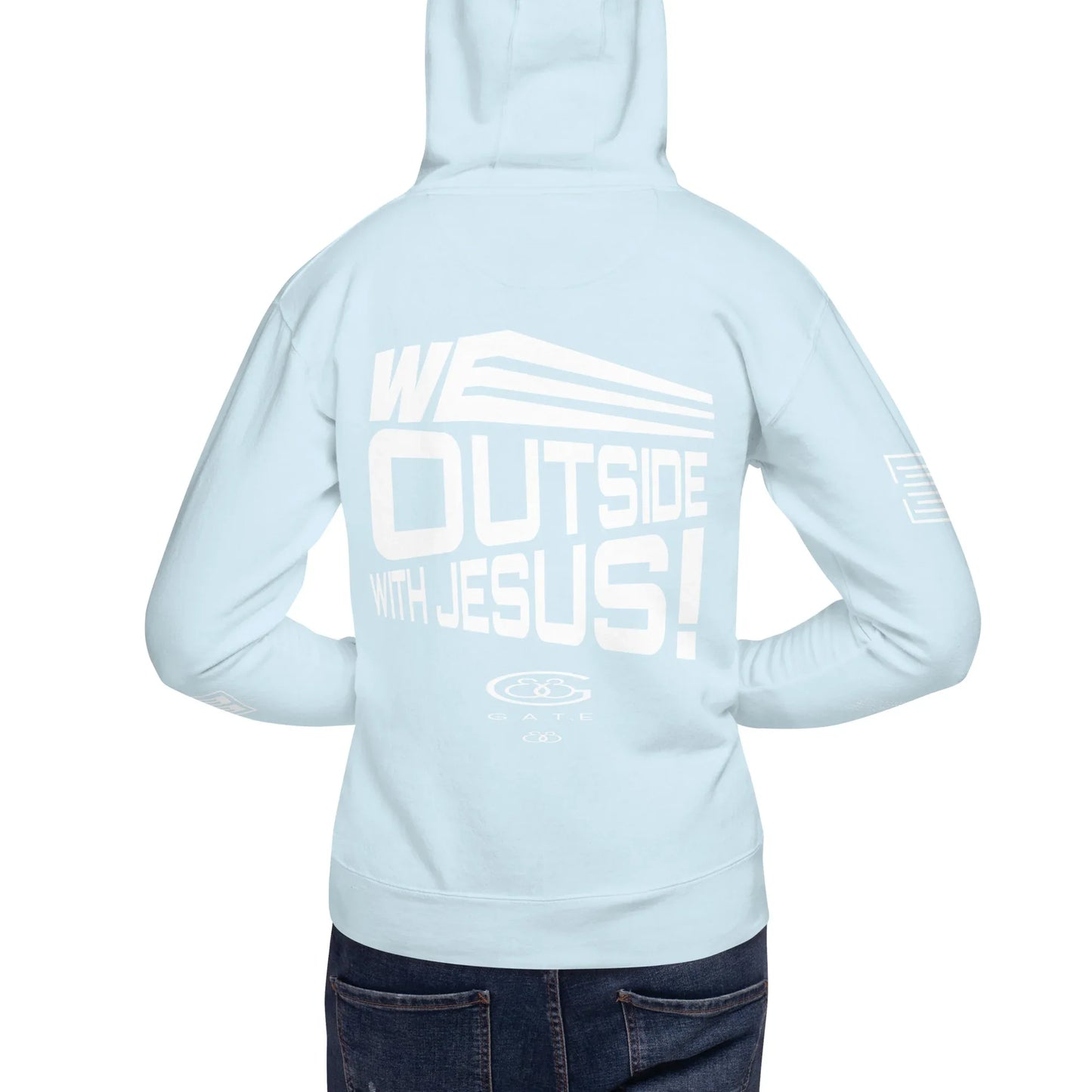 WE OUTSIDE -W- JESUS Unisex Hoodie - Da G.A.T.E 33