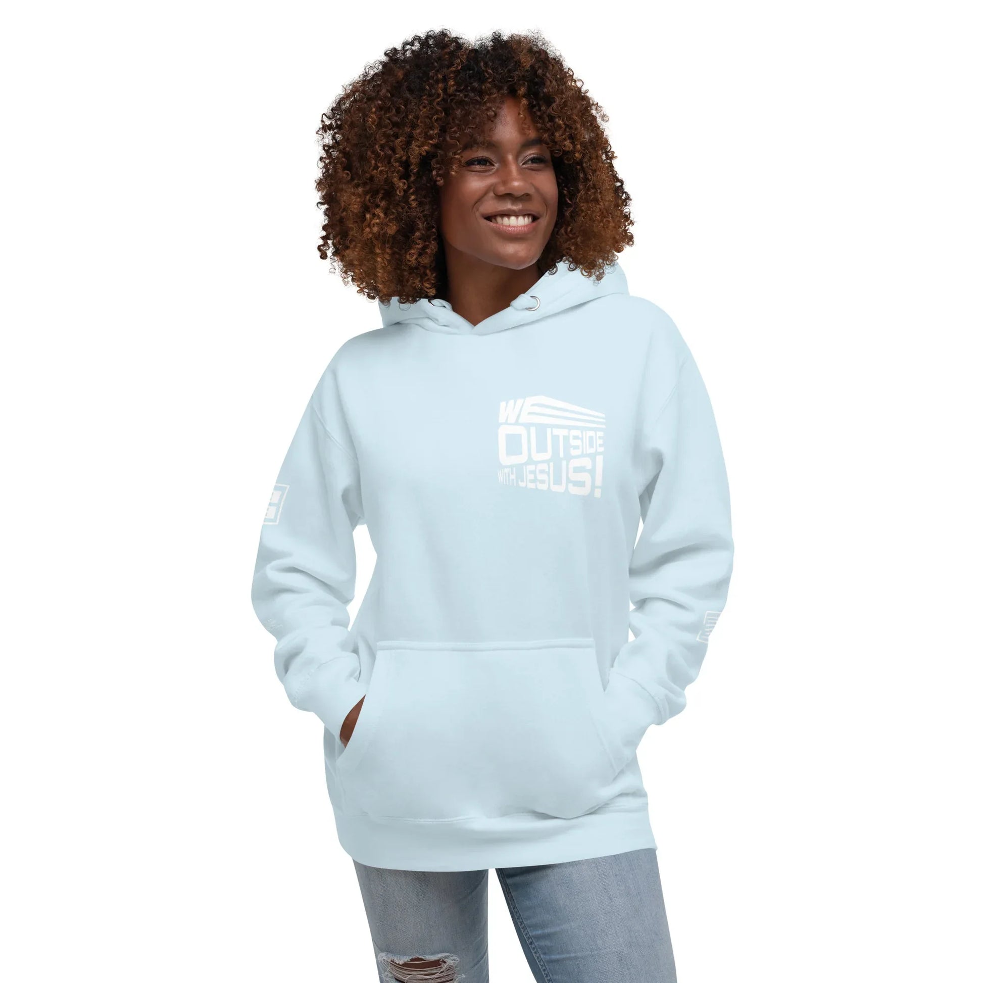 WE OUTSIDE -W- JESUS Unisex Hoodie - Da G.A.T.E 33