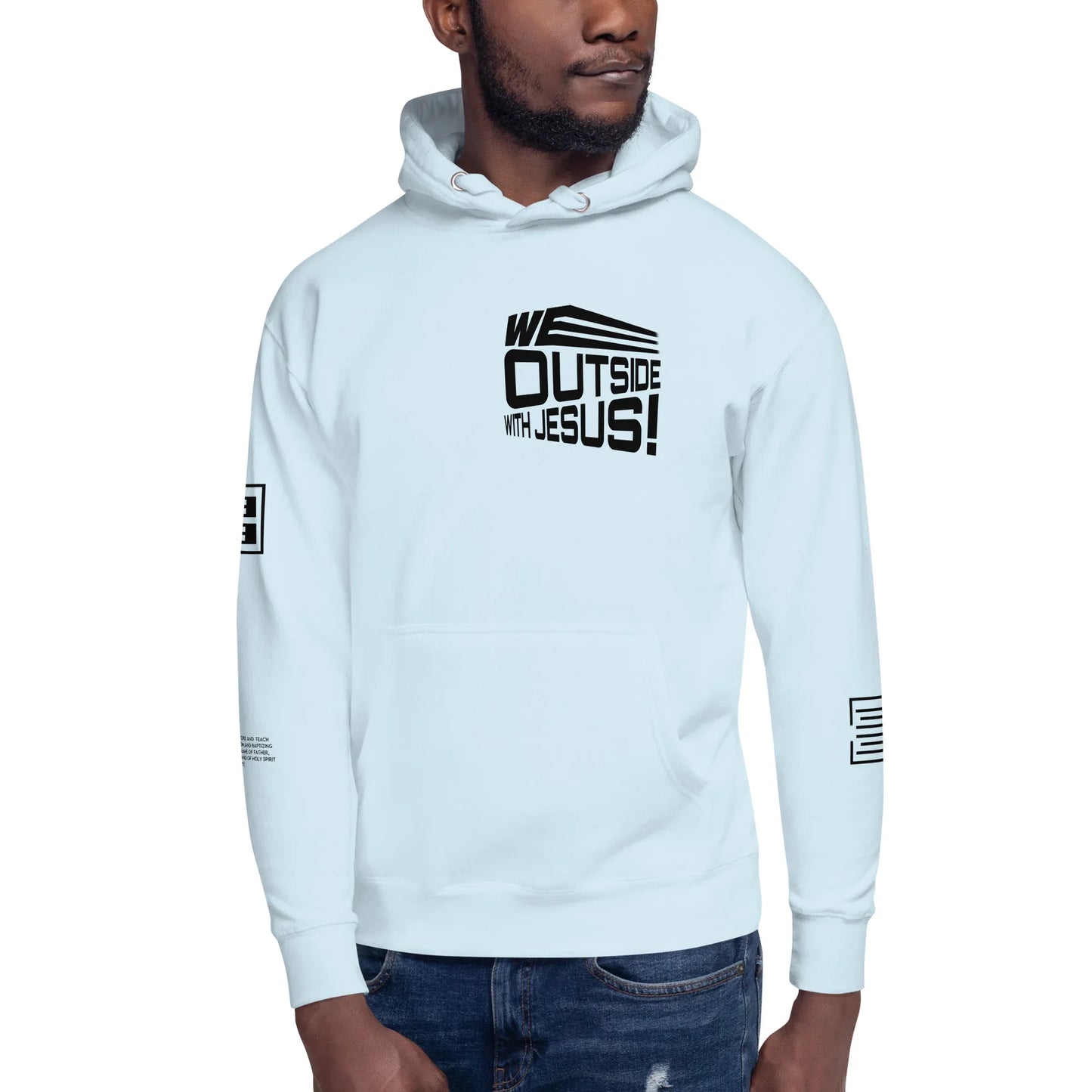 WE OUTSIDE -W- JESUS Unisex Hoodie - Da G.A.T.E 33