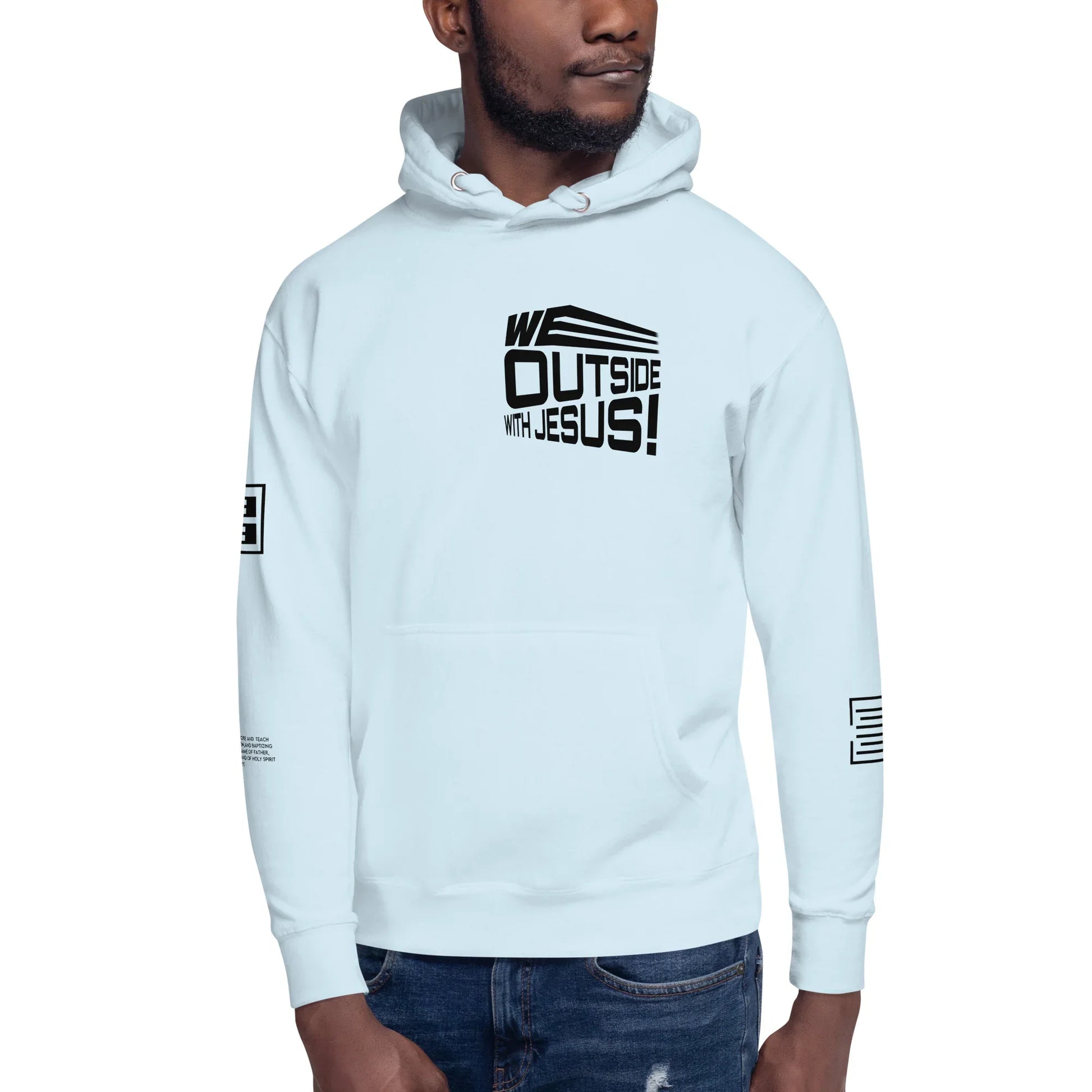 WE OUTSIDE -W- JESUS Unisex Hoodie - Da G.A.T.E 33