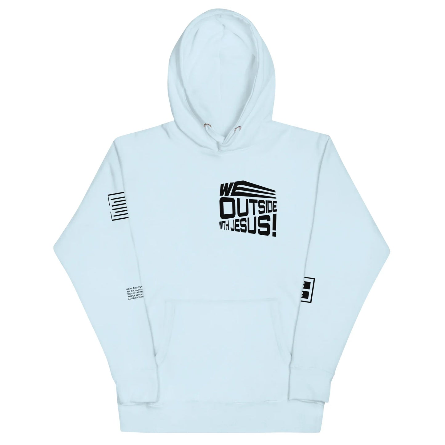 WE OUTSIDE -W- JESUS Unisex Hoodie - Da G.A.T.E 33