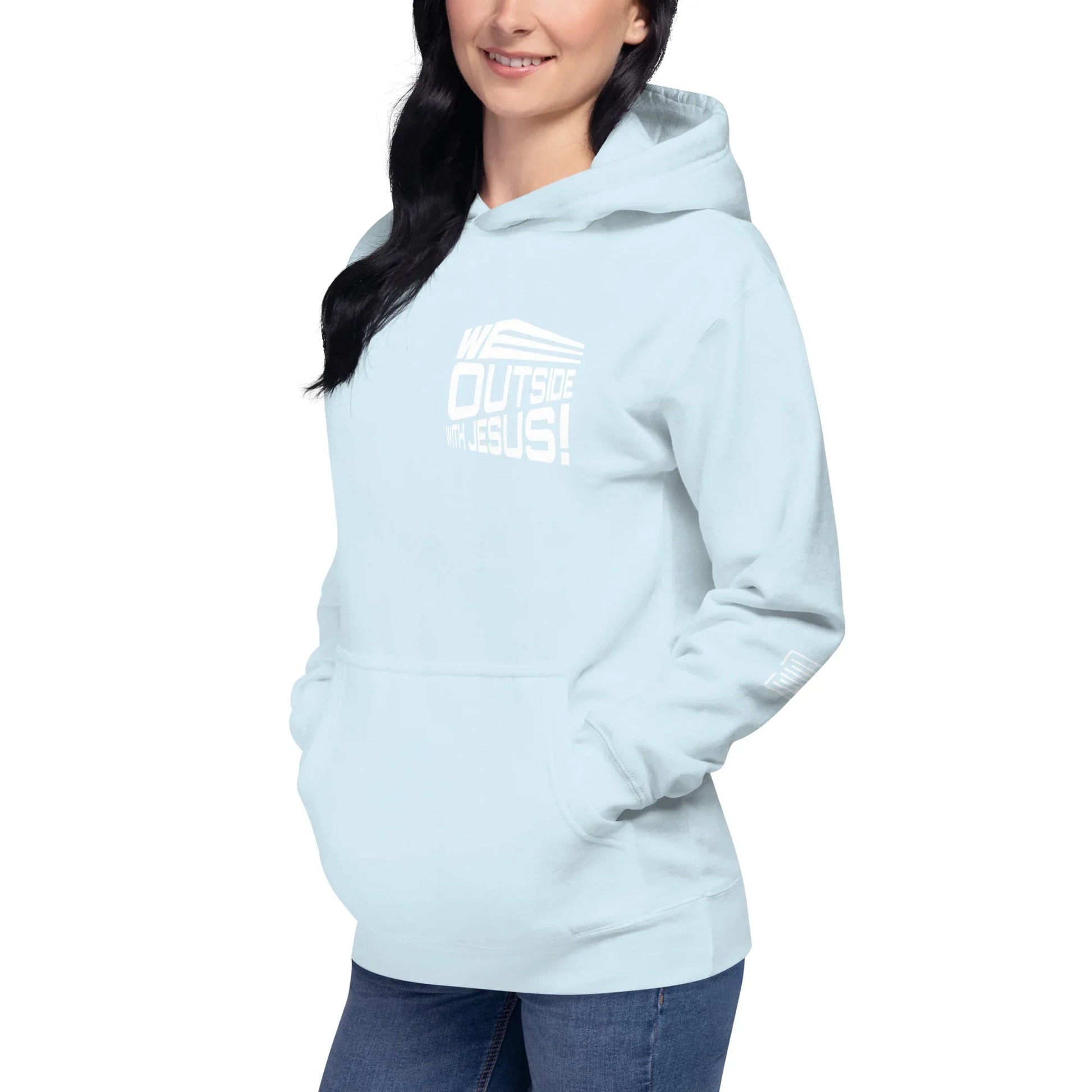 WE OUTSIDE -W- JESUS Unisex Hoodie - Da G.A.T.E 33
