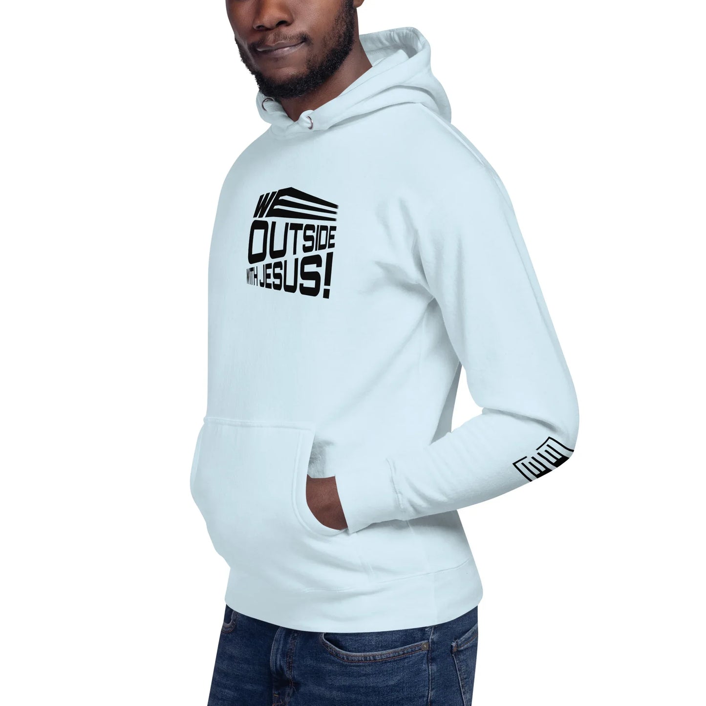 WE OUTSIDE -W- JESUS Unisex Hoodie - Da G.A.T.E 33