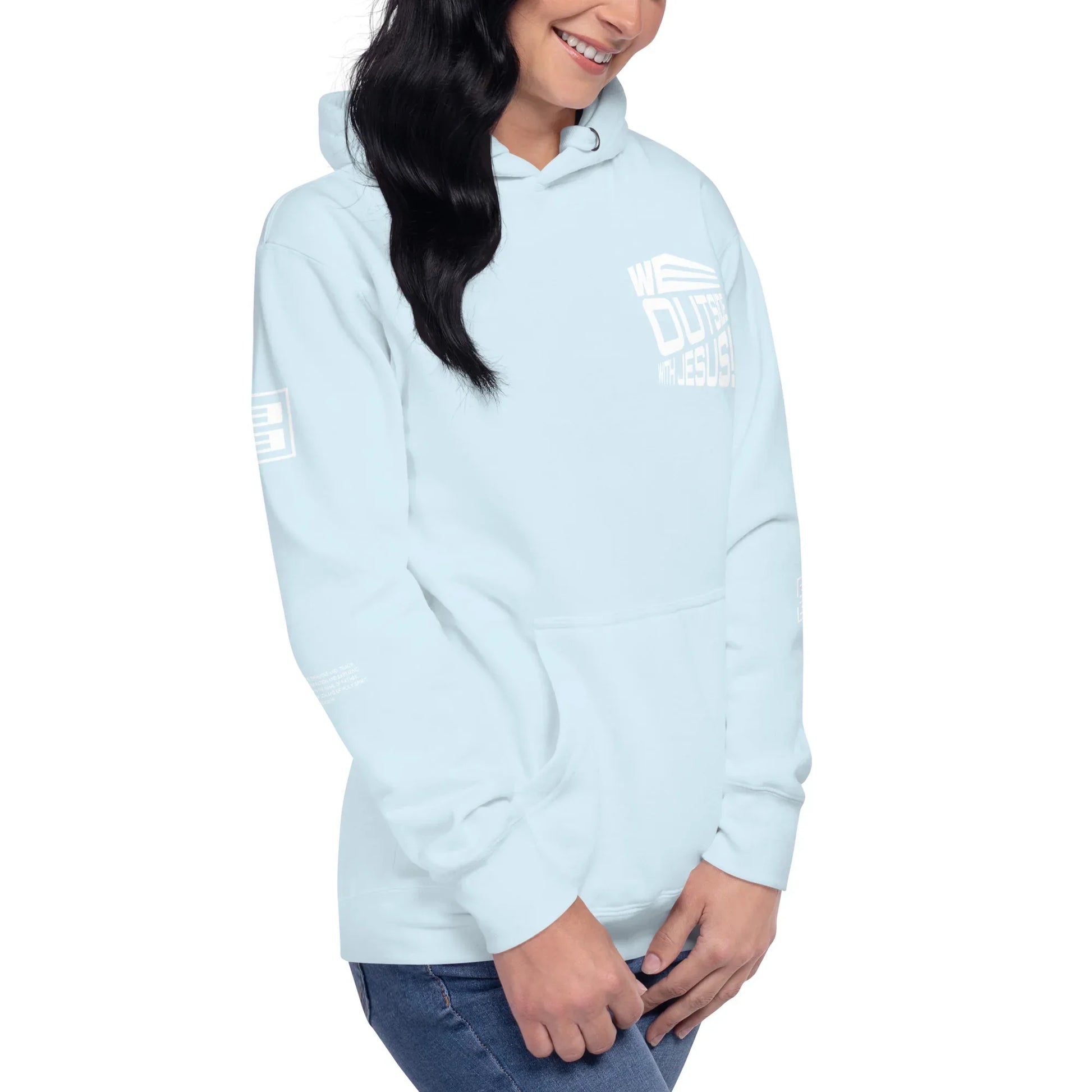 WE OUTSIDE -W- JESUS Unisex Hoodie - Da G.A.T.E 33