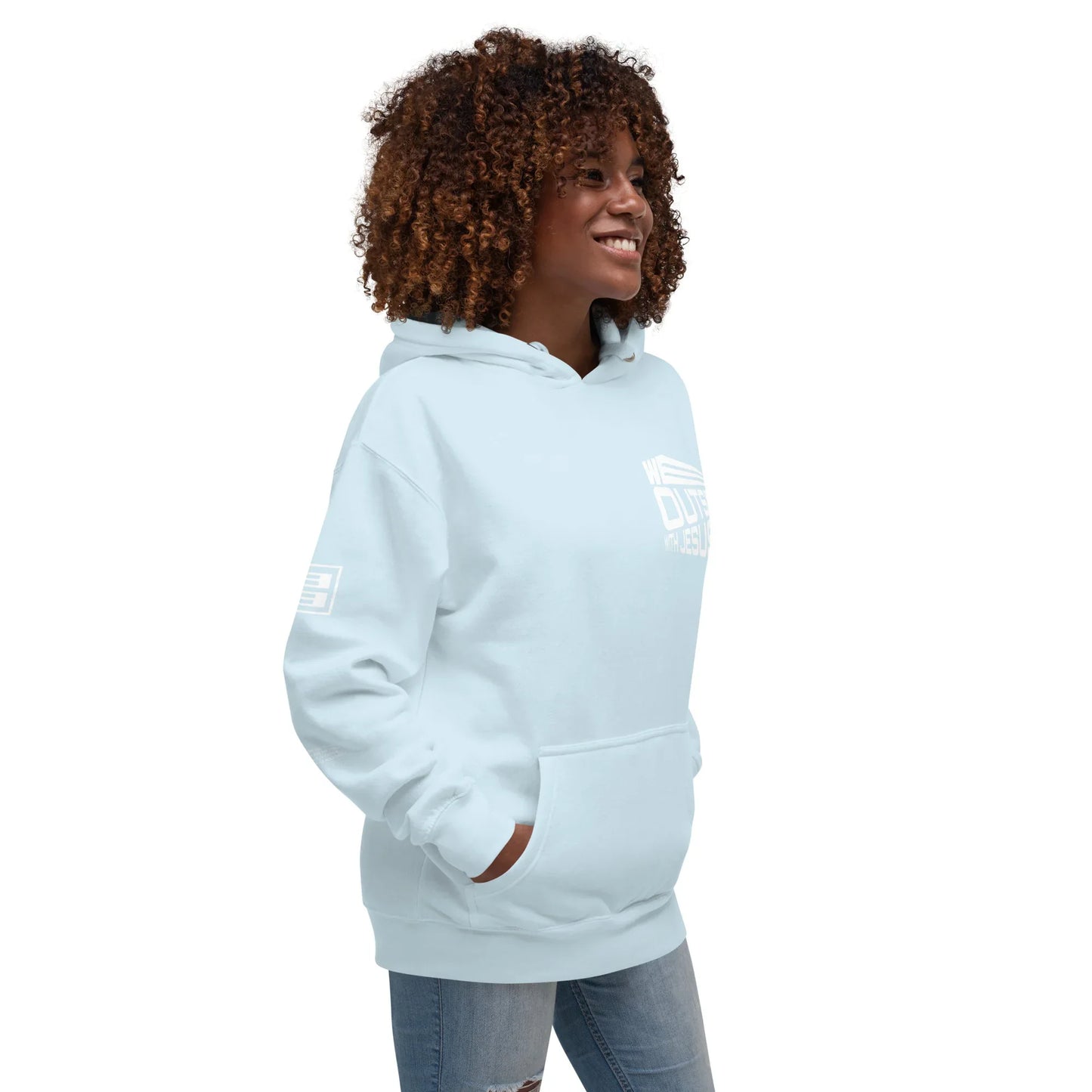 WE OUTSIDE -W- JESUS Unisex Hoodie - Da G.A.T.E 33