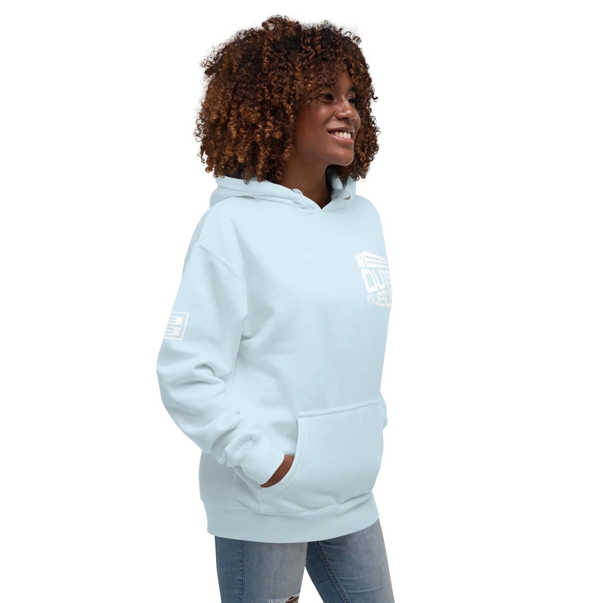 WE OUTSIDE -W- JESUS Unisex Hoodie - Da G.A.T.E 33