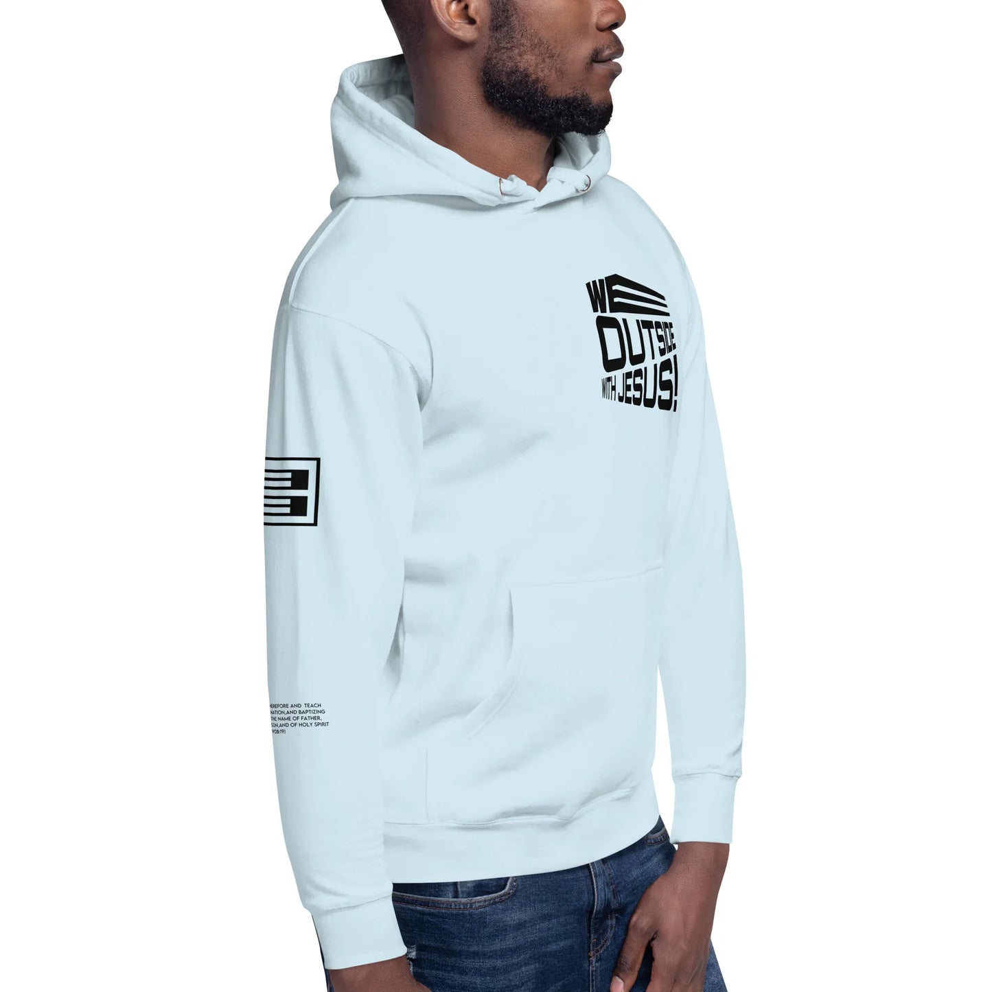 WE OUTSIDE -W- JESUS Unisex Hoodie - Da G.A.T.E 33