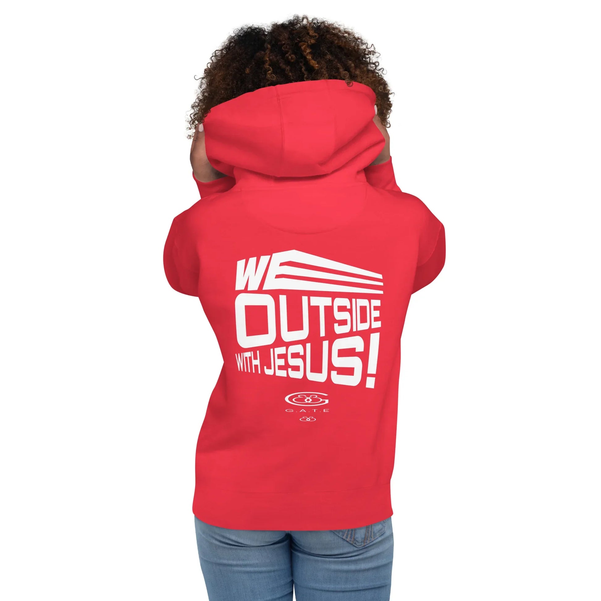 WE OUTSIDE -W- JESUS Unisex Hoodie - Da G.A.T.E 33