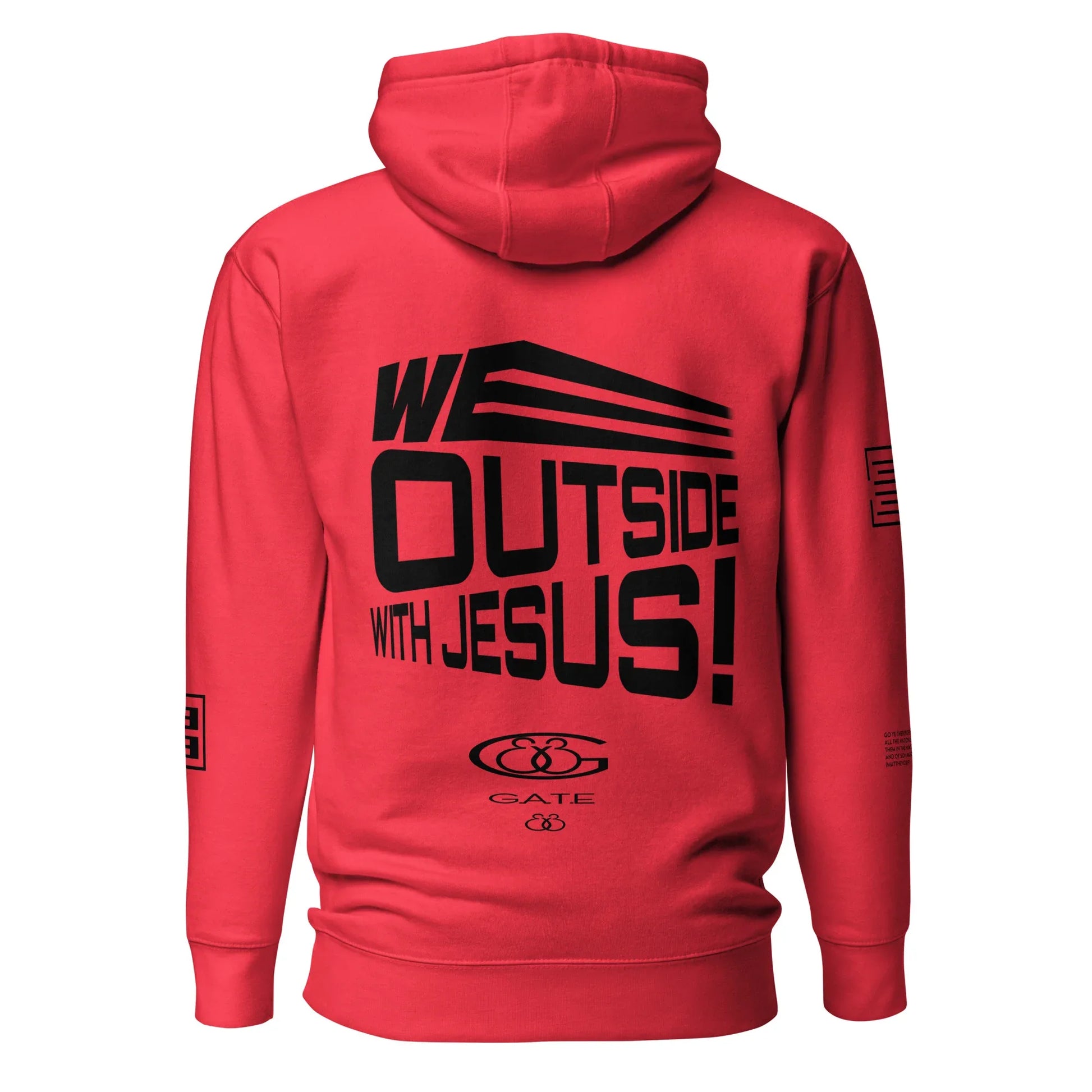 WE OUTSIDE -W- JESUS Unisex Hoodie - Da G.A.T.E 33