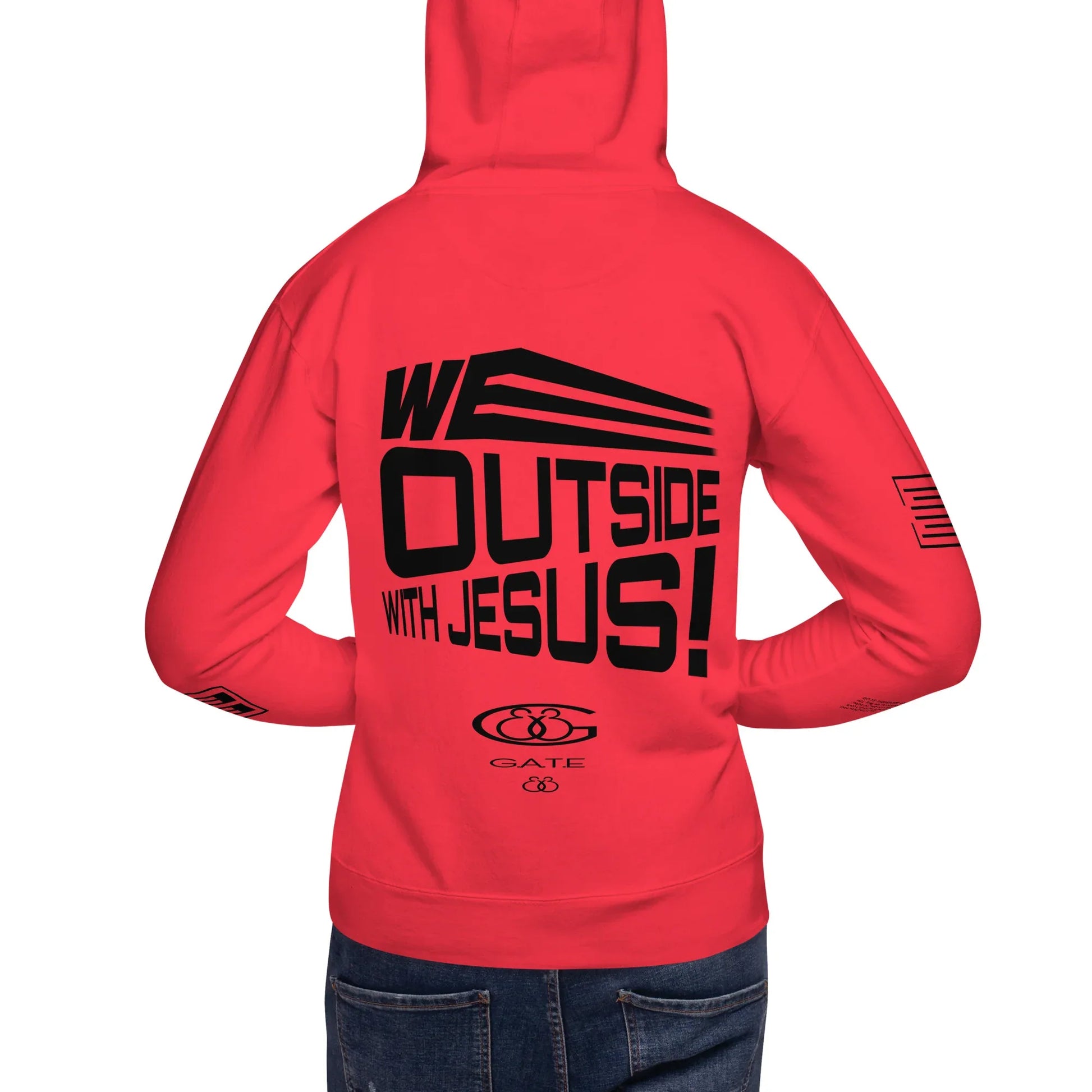 WE OUTSIDE -W- JESUS Unisex Hoodie - Da G.A.T.E 33
