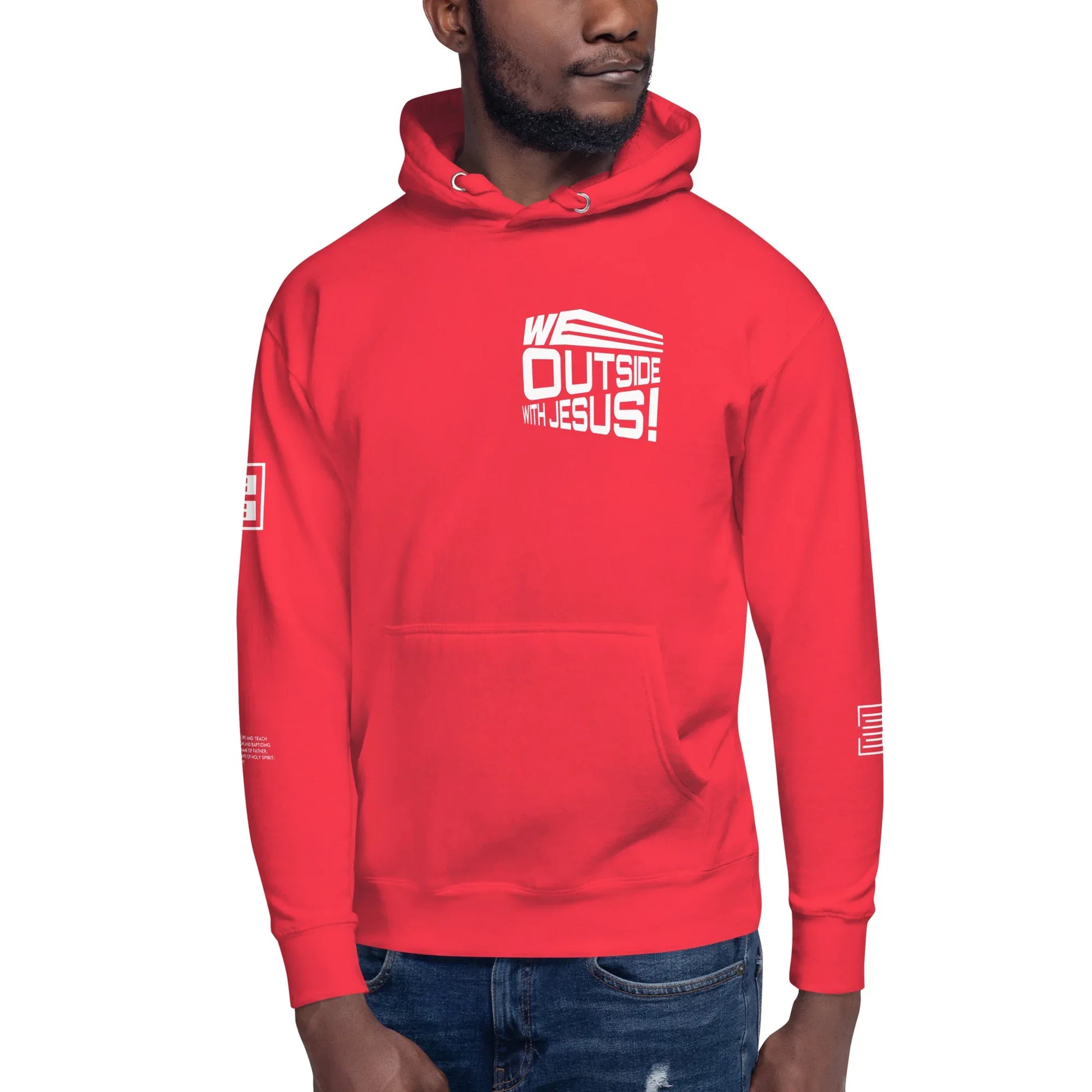 WE OUTSIDE -W- JESUS Unisex Hoodie - Da G.A.T.E 33