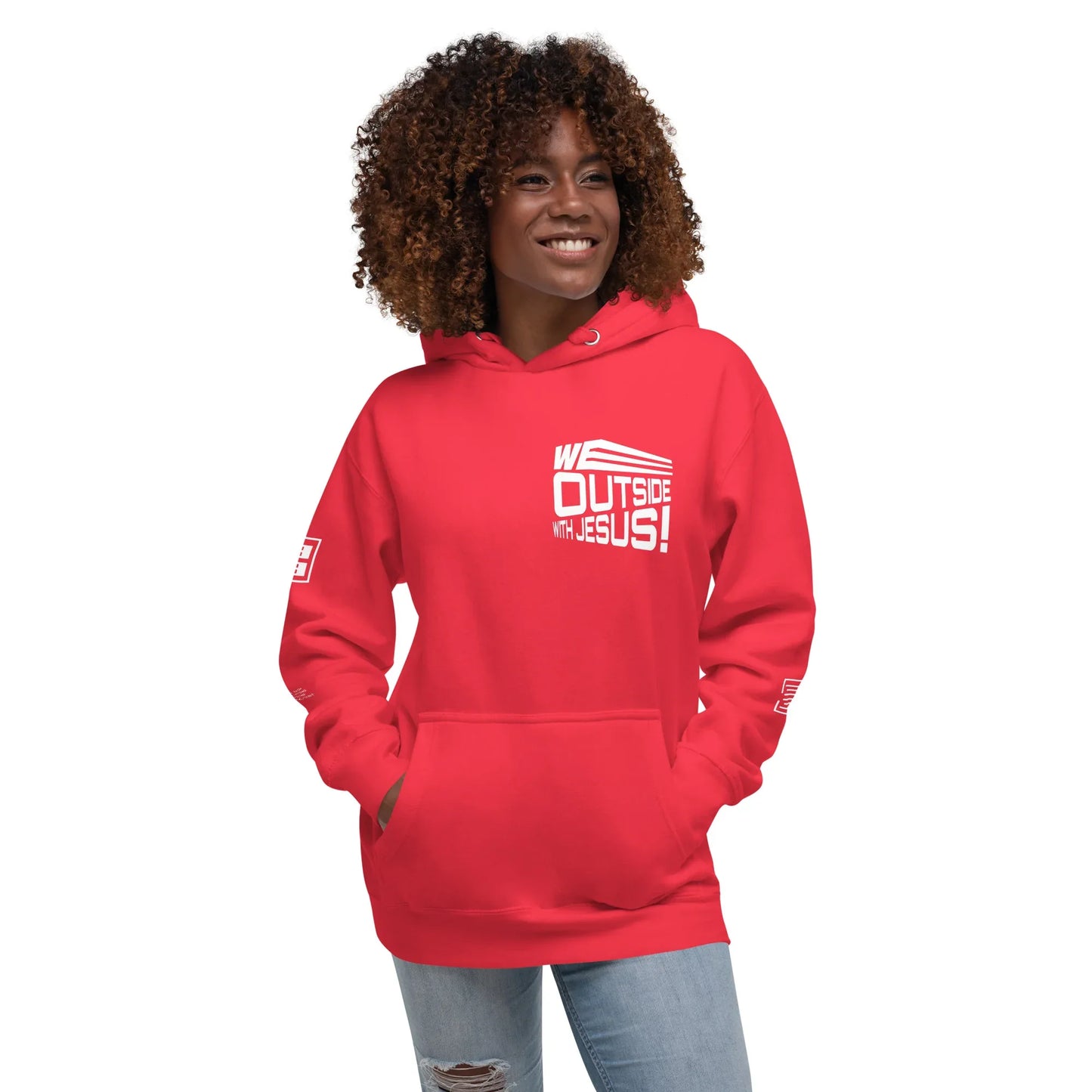WE OUTSIDE -W- JESUS Unisex Hoodie - Da G.A.T.E 33