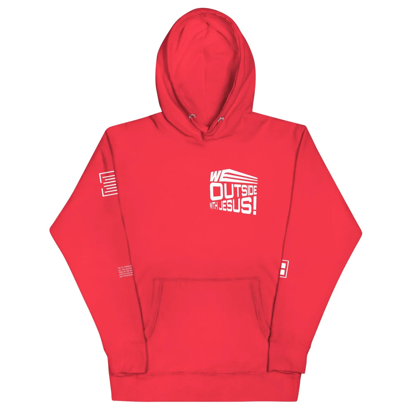 WE OUTSIDE -W- JESUS Unisex Hoodie - Da G.A.T.E 33