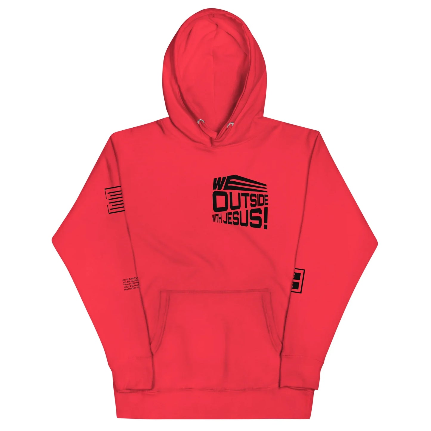 WE OUTSIDE -W- JESUS Unisex Hoodie - Da G.A.T.E 33