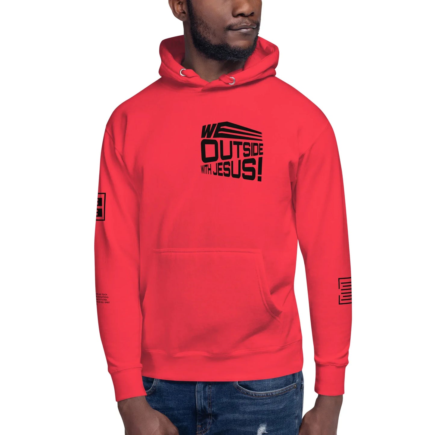 WE OUTSIDE -W- JESUS Unisex Hoodie - Da G.A.T.E 33