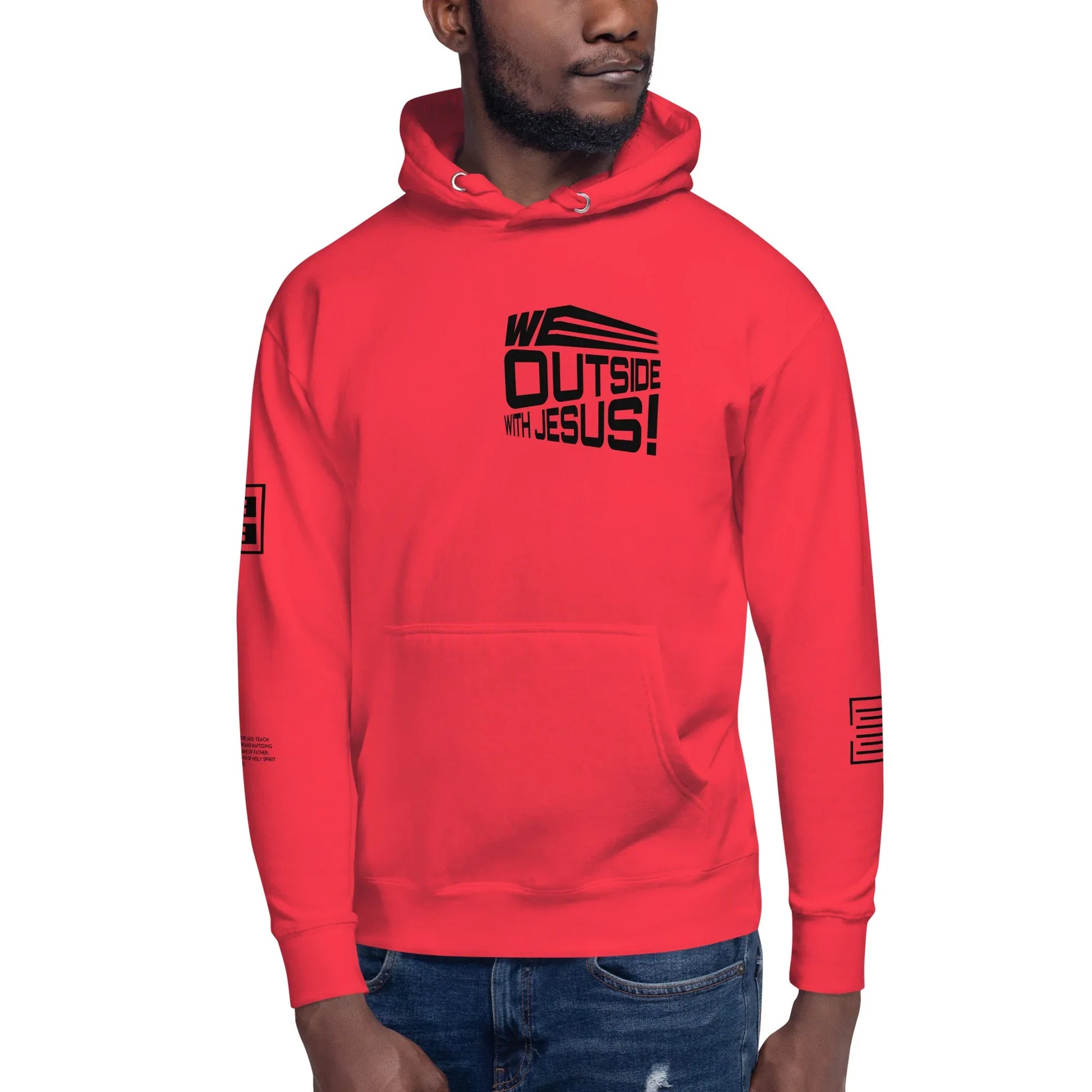 WE OUTSIDE -W- JESUS Unisex Hoodie - Da G.A.T.E 33