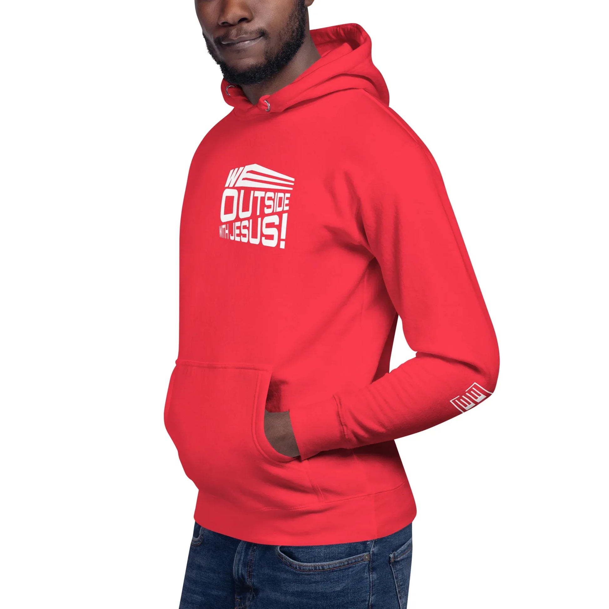 WE OUTSIDE -W- JESUS Unisex Hoodie - Da G.A.T.E 33