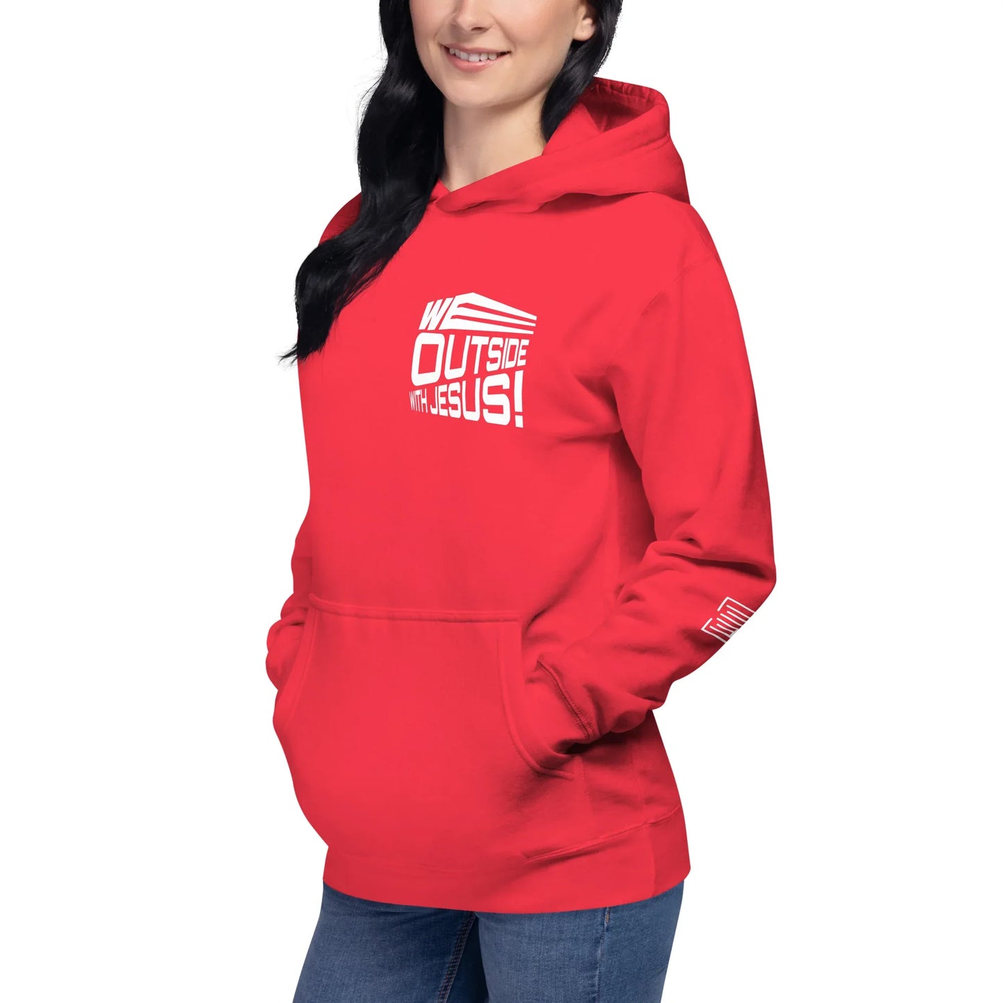 WE OUTSIDE -W- JESUS Unisex Hoodie - Da G.A.T.E 33