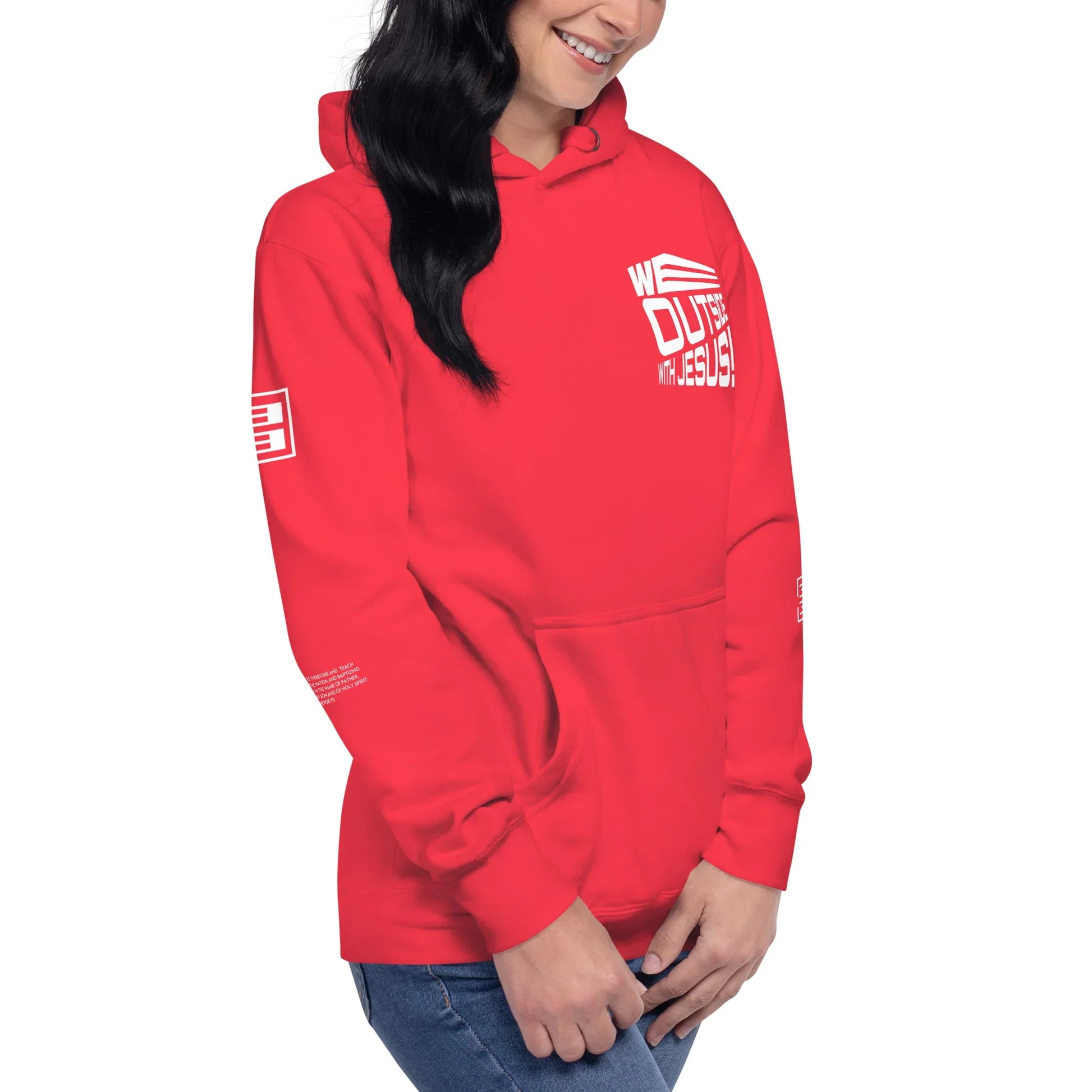 WE OUTSIDE -W- JESUS Unisex Hoodie - Da G.A.T.E 33