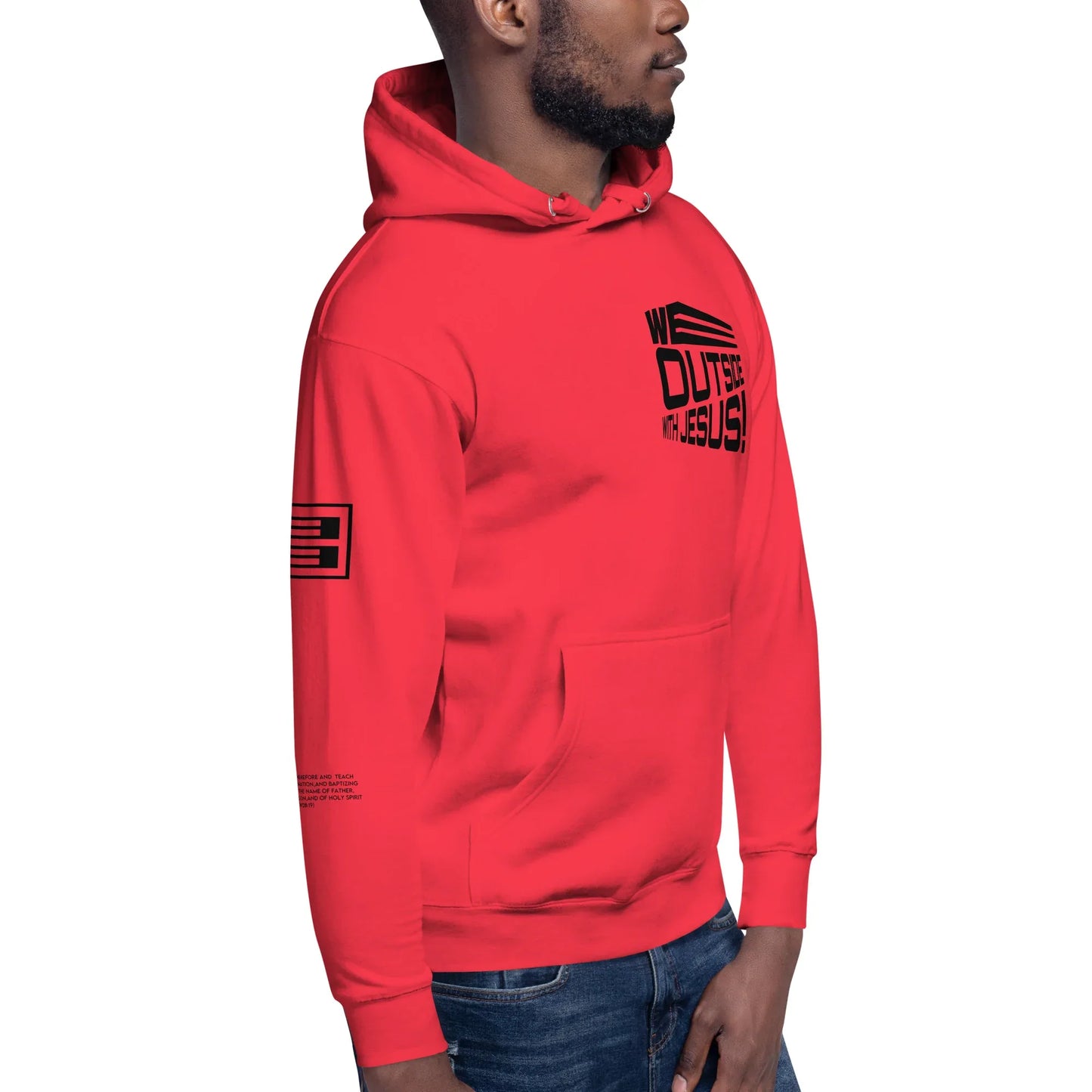 WE OUTSIDE -W- JESUS Unisex Hoodie - Da G.A.T.E 33