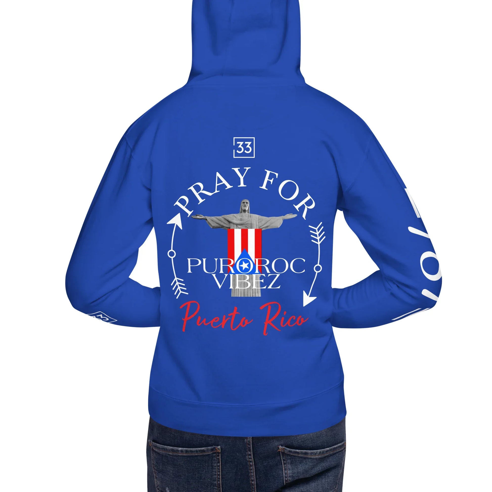 PRAY FOR PR Unisex Hoodie - Da G.A.T.E 33