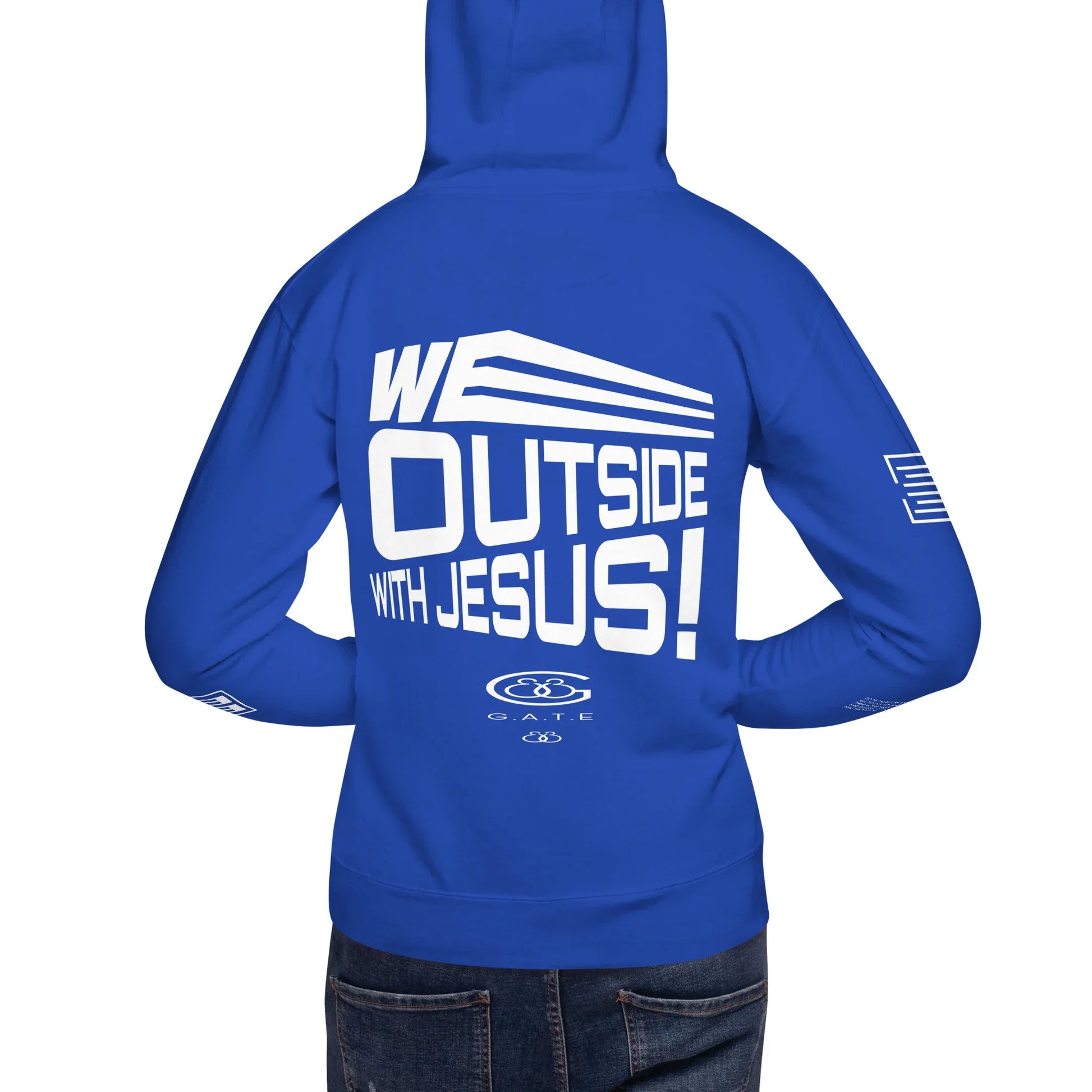 WE OUTSIDE -W- JESUS Unisex Hoodie - Da G.A.T.E 33