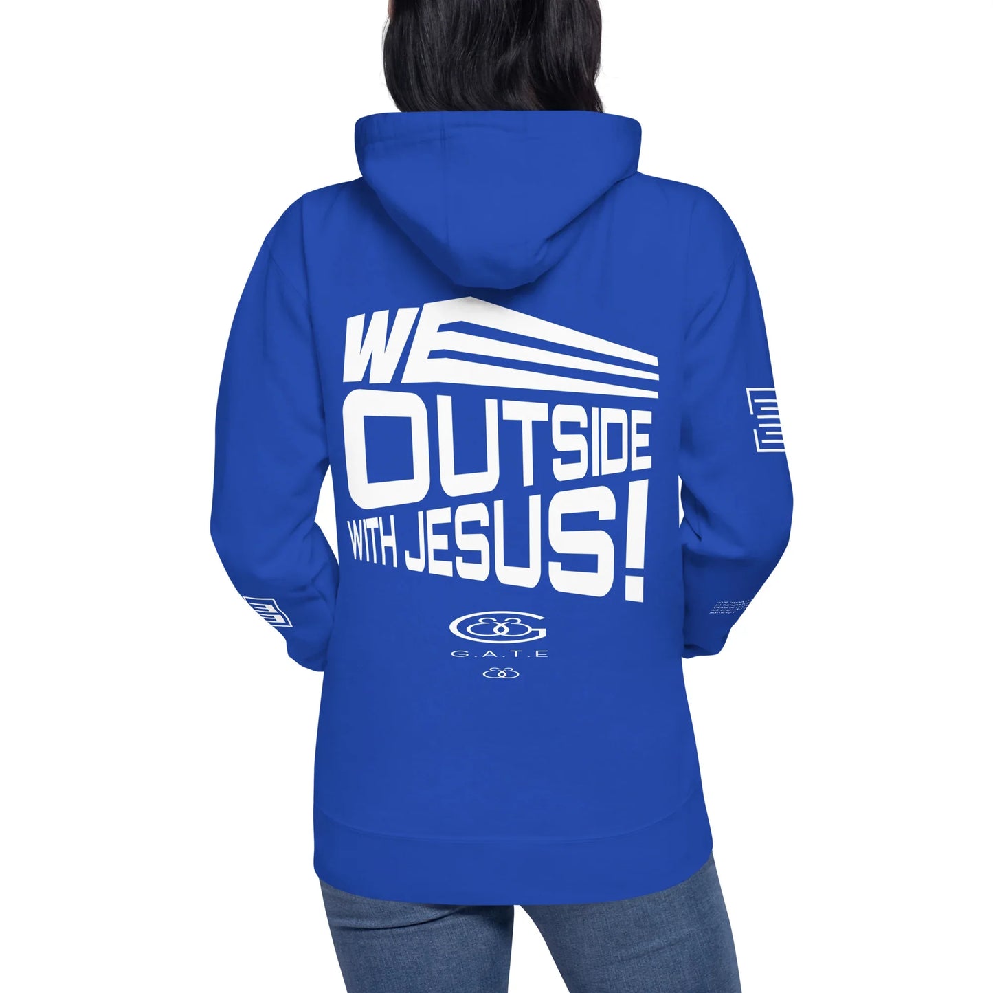 WE OUTSIDE -W- JESUS Unisex Hoodie - Da G.A.T.E 33