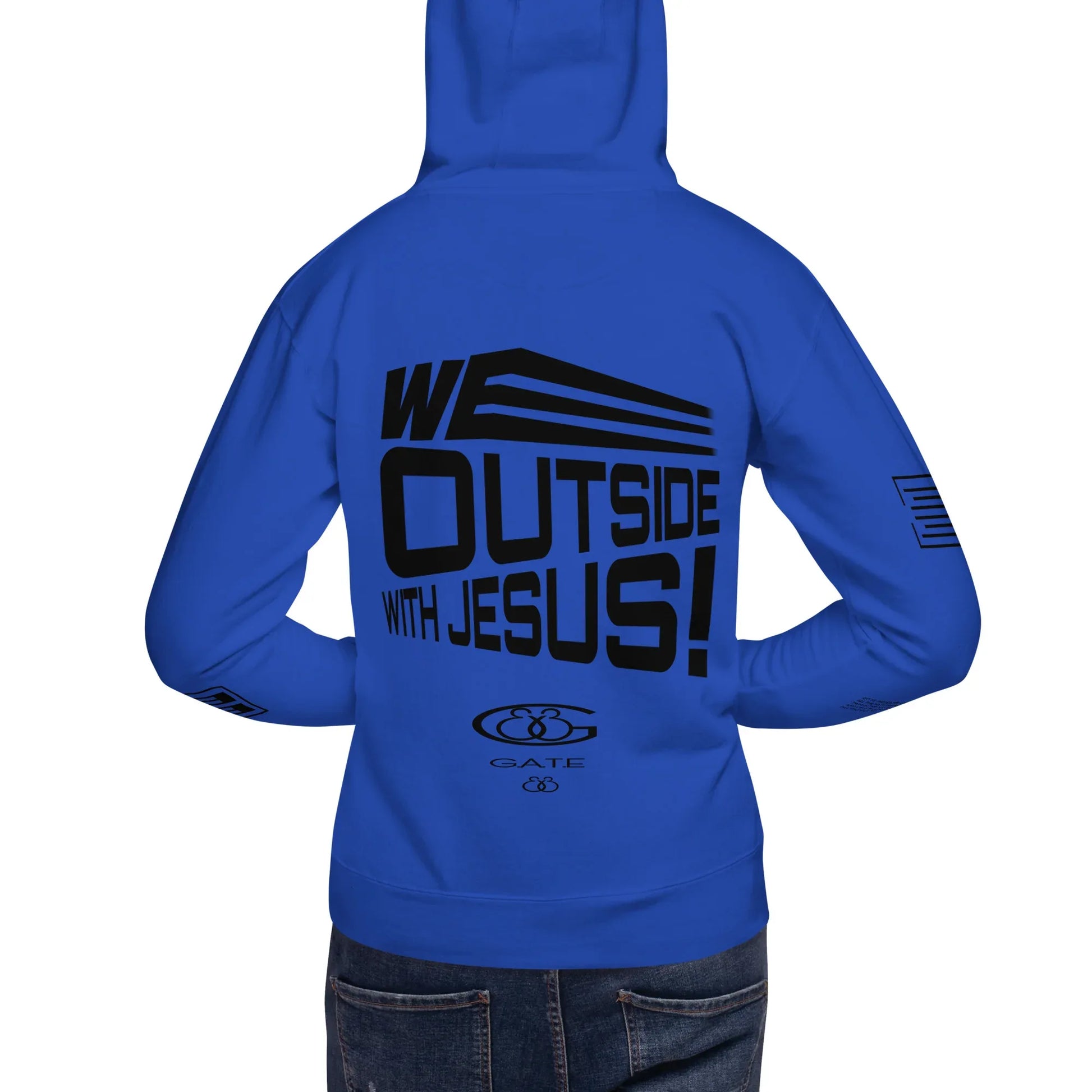 WE OUTSIDE -W- JESUS Unisex Hoodie - Da G.A.T.E 33