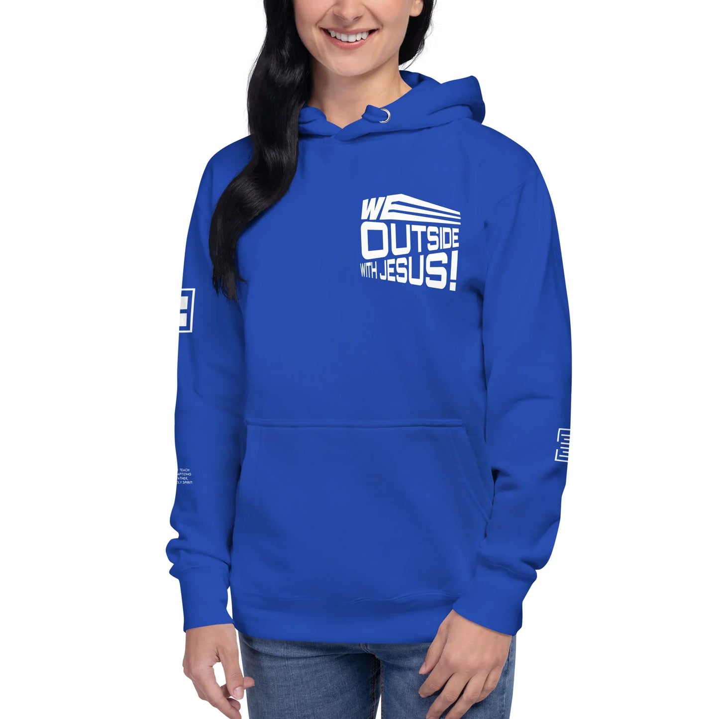 WE OUTSIDE -W- JESUS Unisex Hoodie - Da G.A.T.E 33