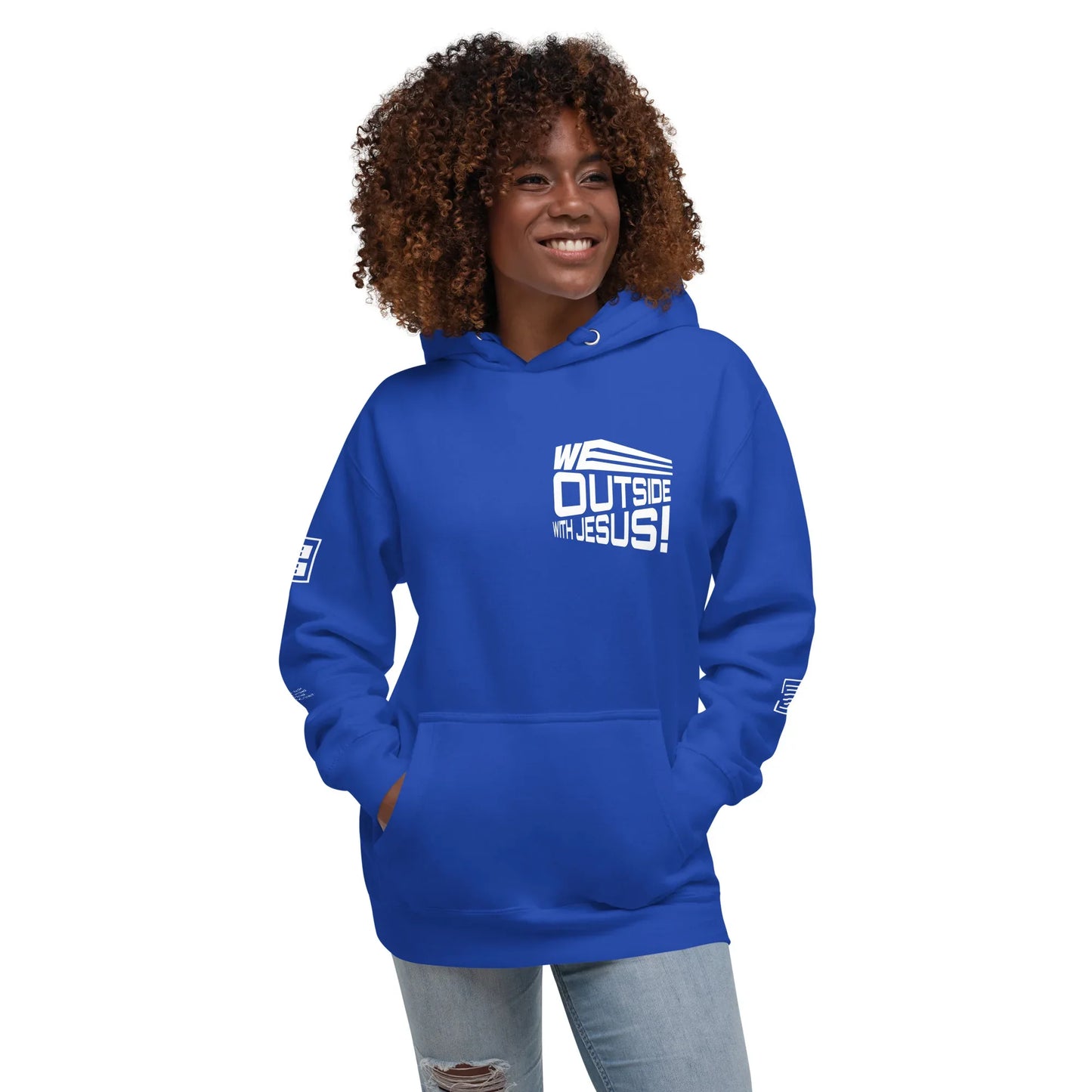 WE OUTSIDE -W- JESUS Unisex Hoodie - Da G.A.T.E 33
