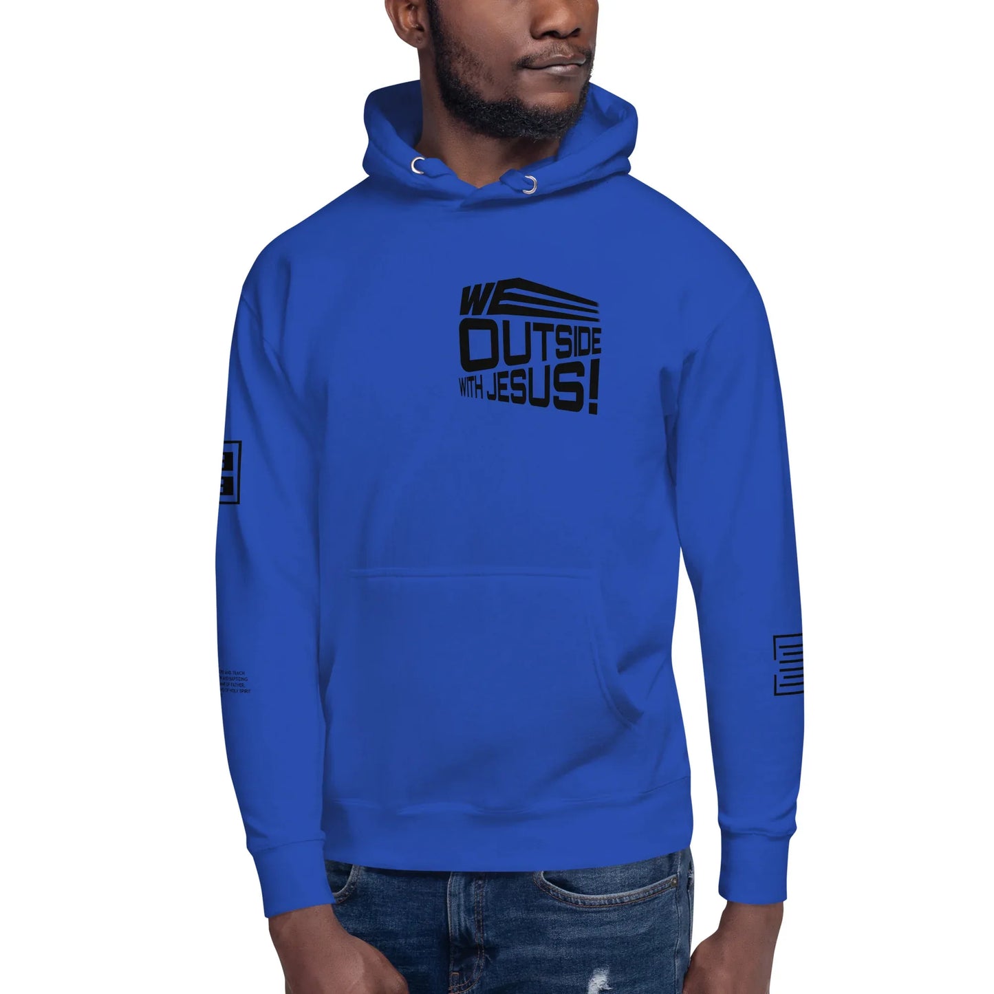 WE OUTSIDE -W- JESUS Unisex Hoodie - Da G.A.T.E 33