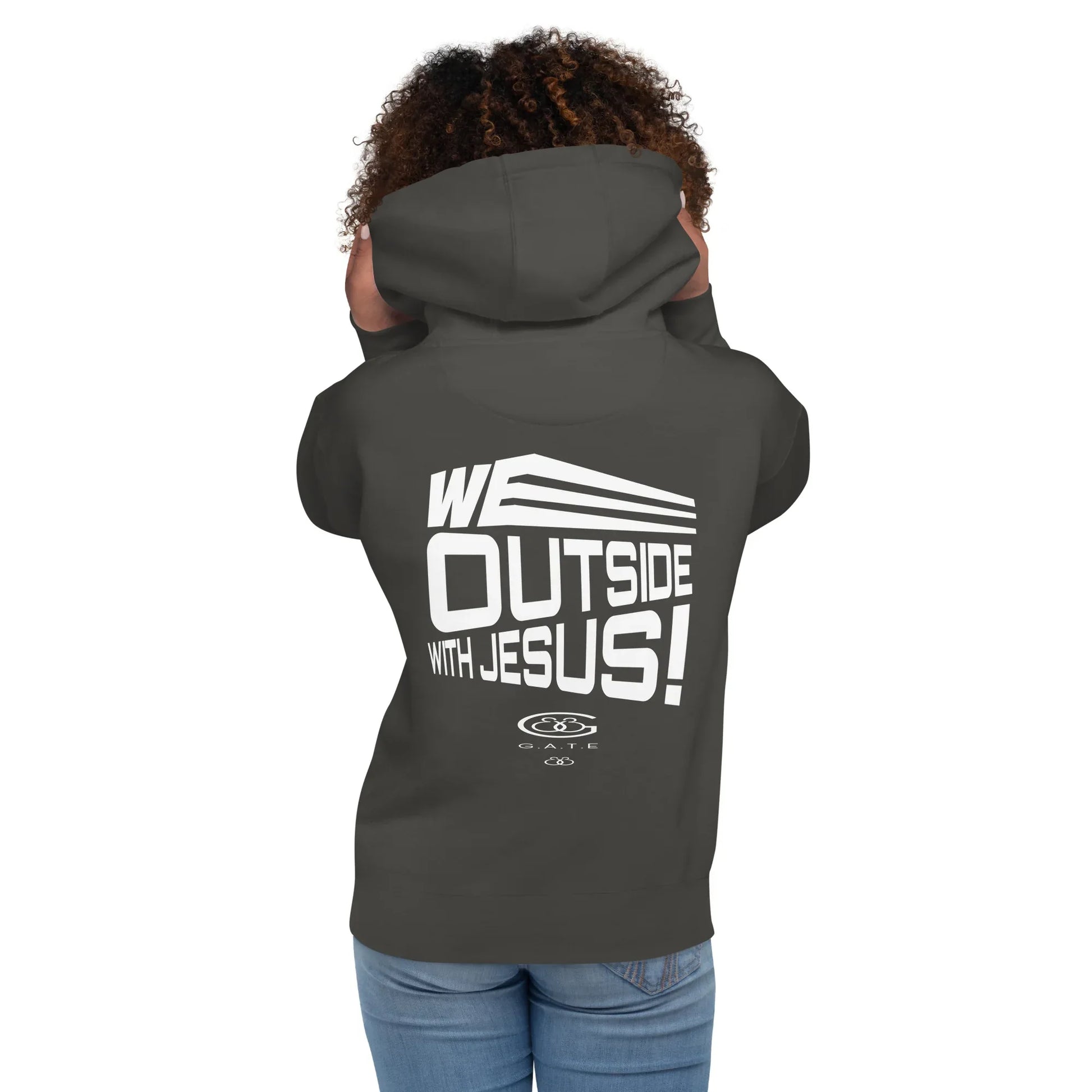 WE OUTSIDE -W- JESUS Unisex Hoodie - Da G.A.T.E 33