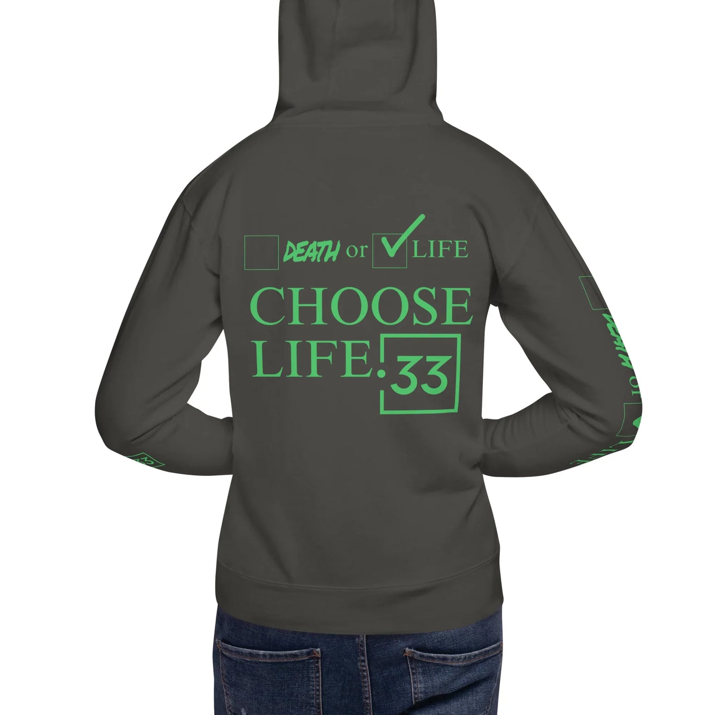 CHOSSE LIFE Unisex Hoodie - Da G.A.T.E 33